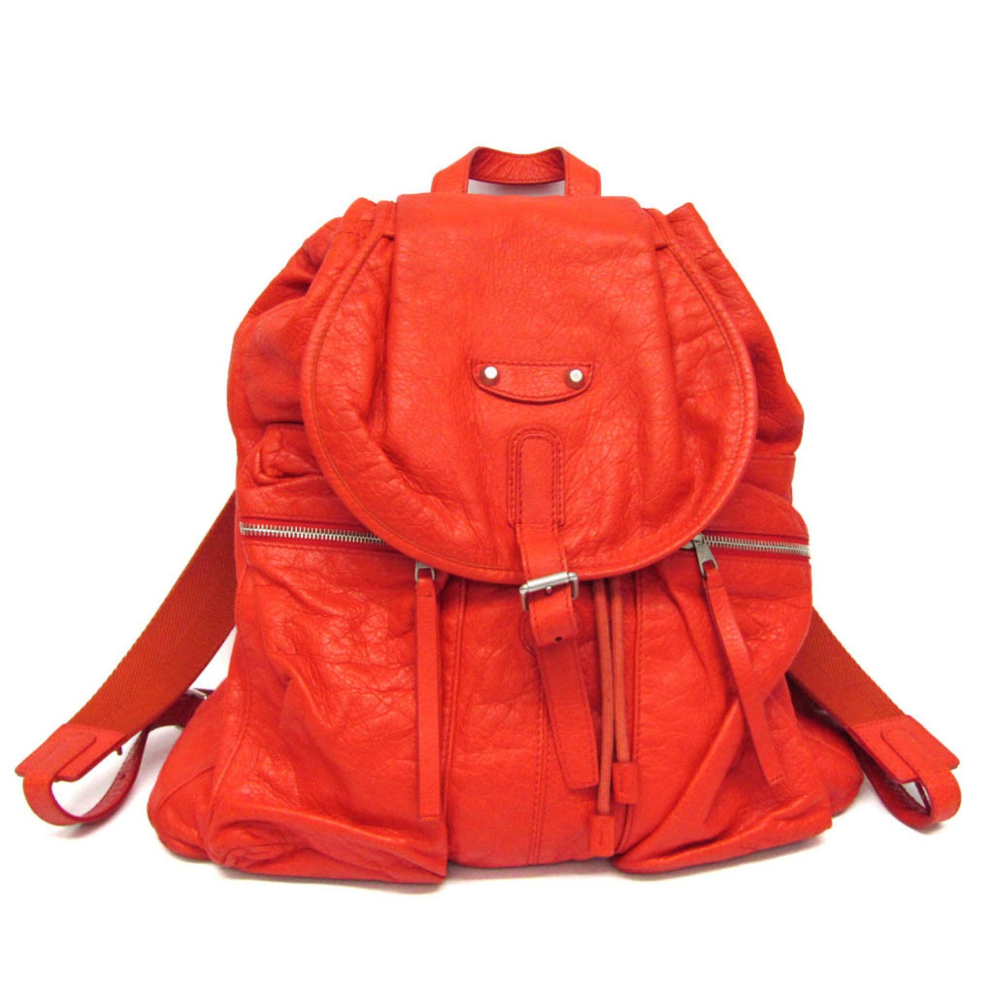 Balenciaga Balenciaga 326404 Women,Men Leather Backpack Red Color Size ONE SIZE - 1 Thumbnail