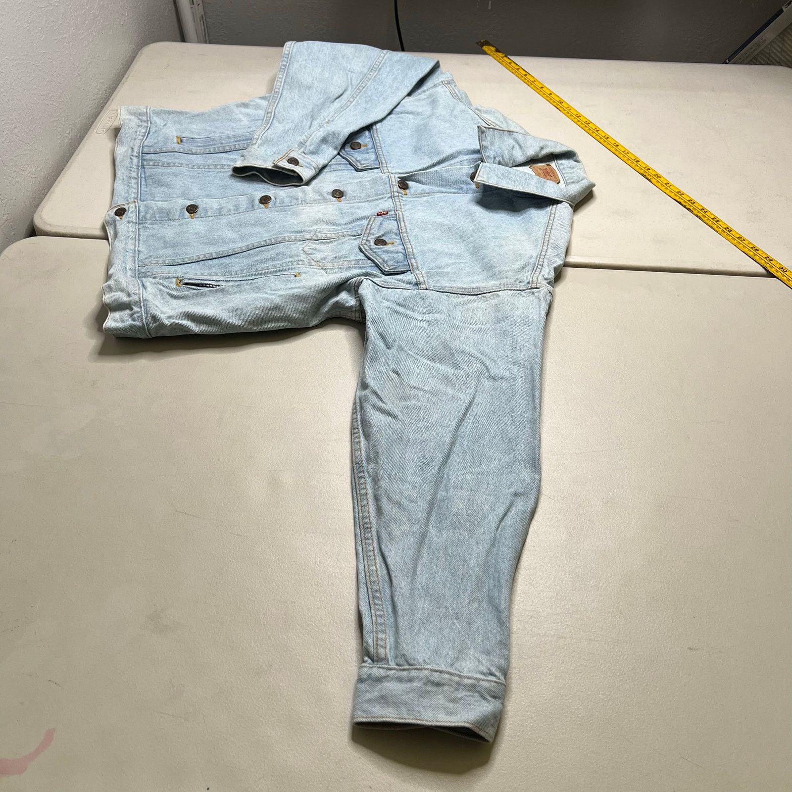 Levi's Vintage Levi’s 70507-0211 Denim Trucker Jacket Light Wash L Size US L / EU 52-54 / 3 - 10 Thumbnail