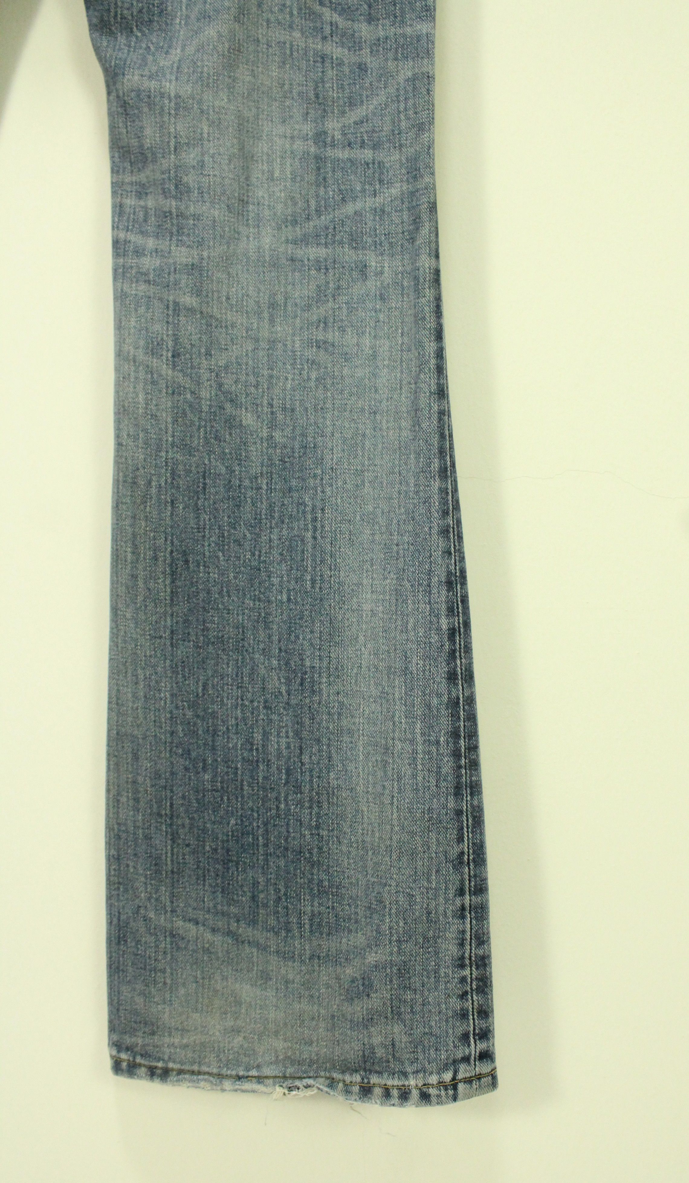 Vintage Flared EDWIN Denim Distressed bootcut bellbottom Size US 31 - 12 Thumbnail