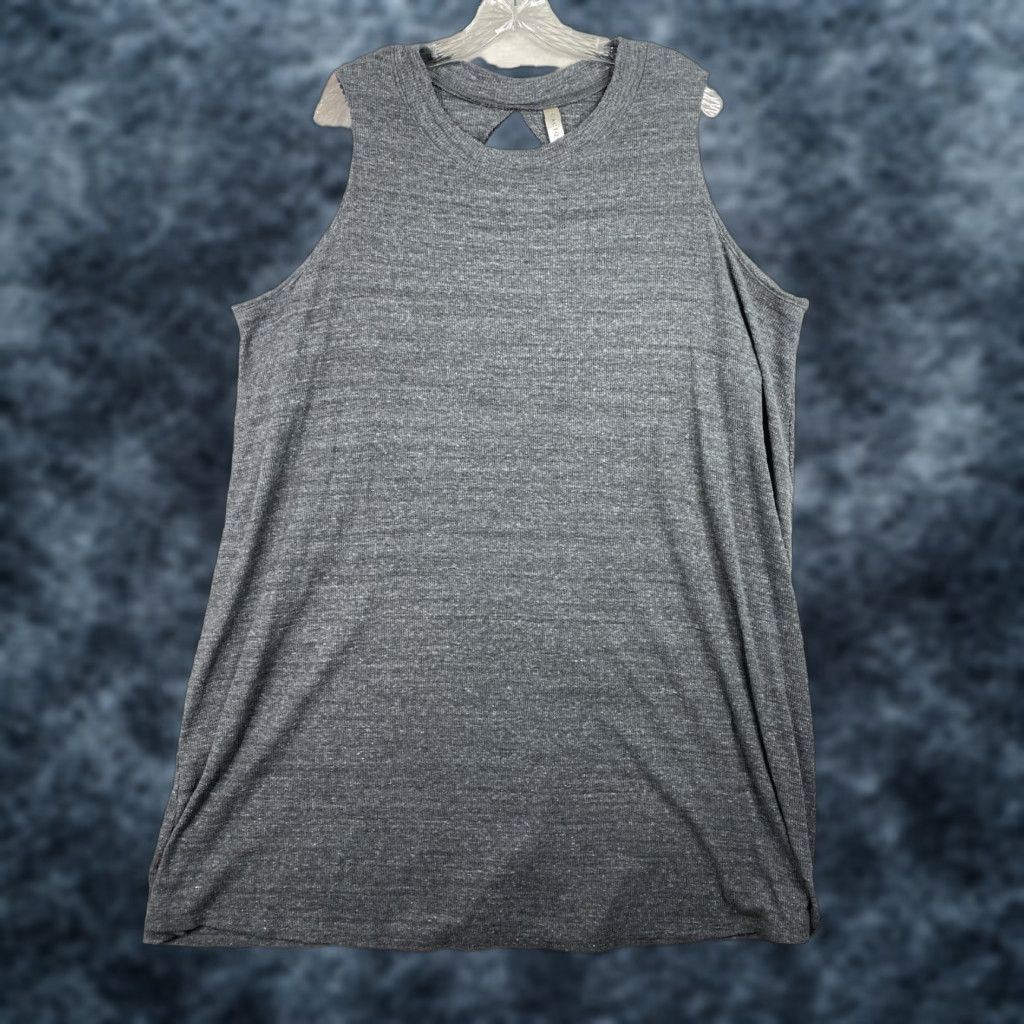 Vintage Cacique Sleep Shirt Nightgown Gray 26/28 Knit Sleeveless Pullover Round Neck Plus Women Sleepshirt Chemise Vintage No Size 4XL / US 24-26 - 1 Thumbnail