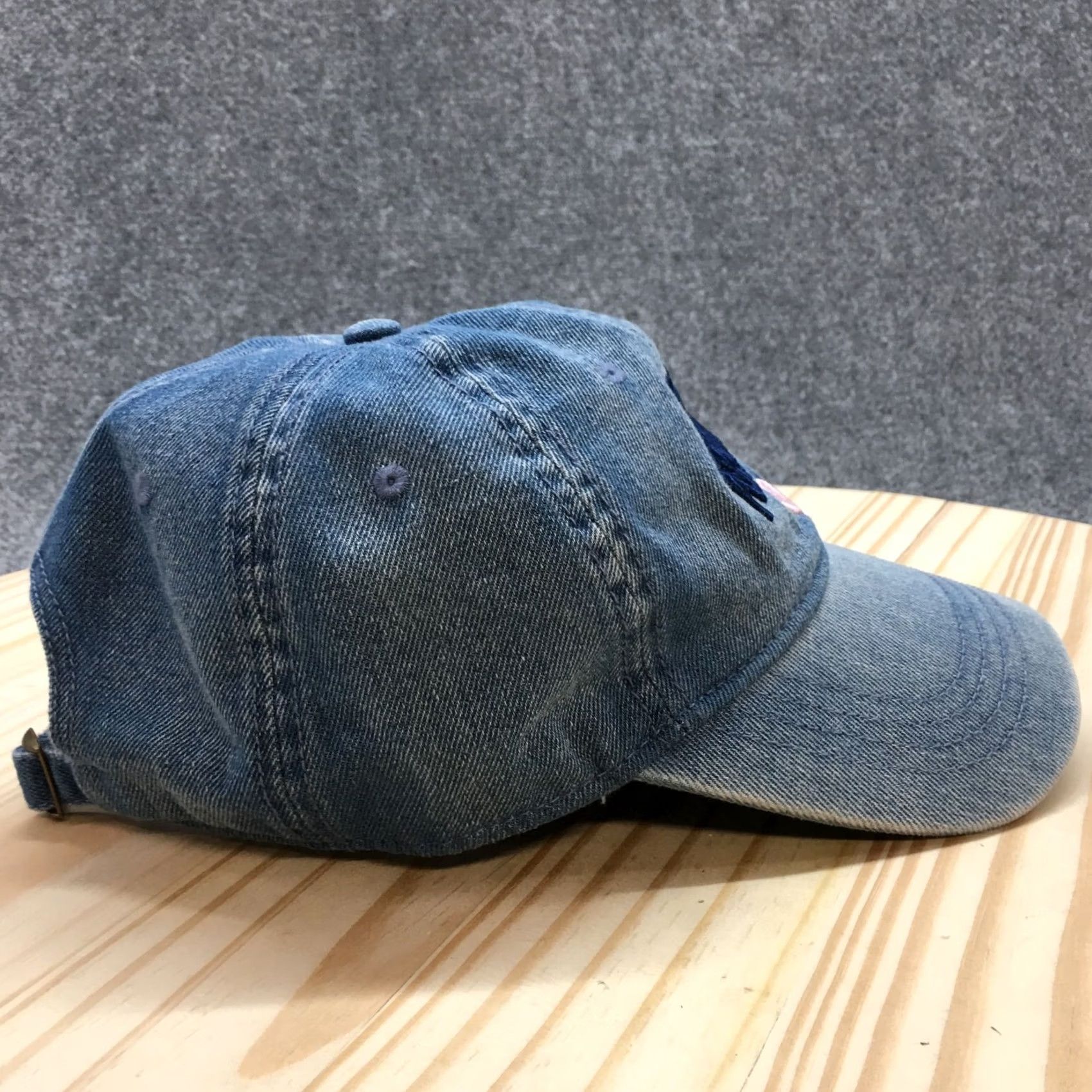 Logo 7 Home Free Baseball Hat Womens Blue OS Embroidered Logo Dog Person Curved Brim Size ONE SIZE - 5 Thumbnail
