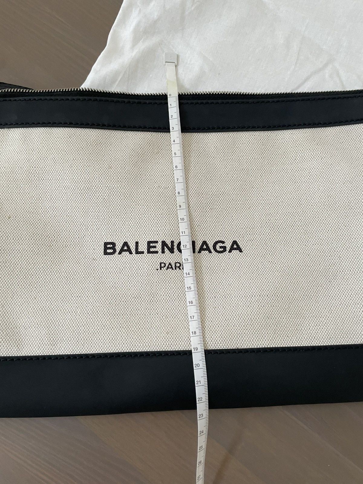 Balenciaga Balenciaga logo canvas document holder pouch Size ONE SIZE - 9 Thumbnail
