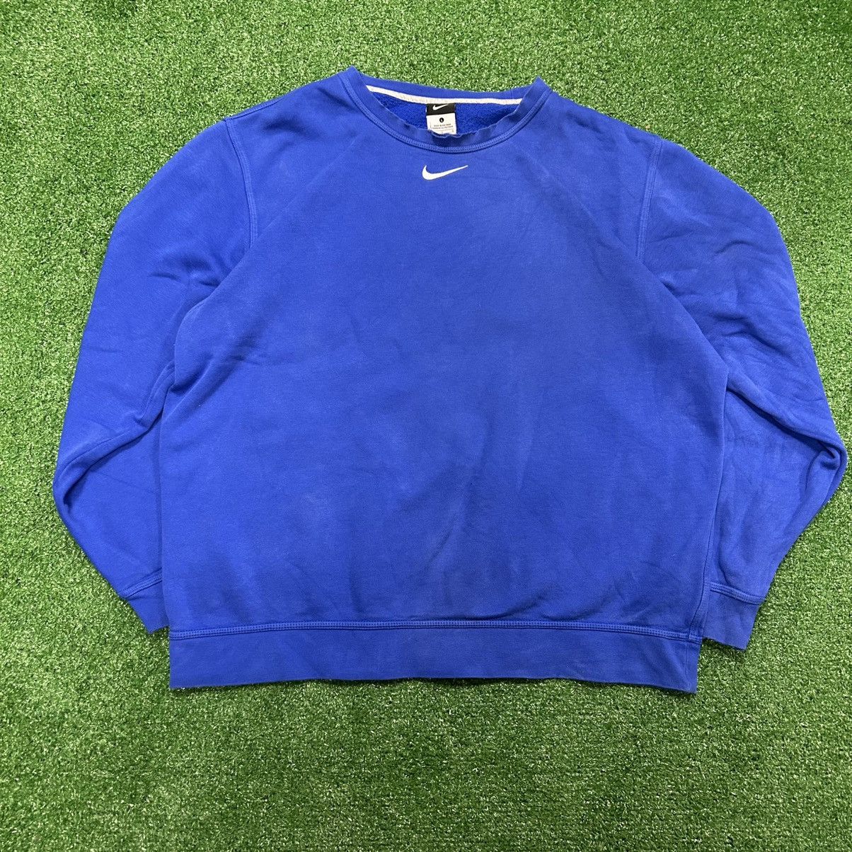 Nike × Vintage Vintage Nike center swoosh Crewneck/sweatshirt Size US L / EU 52-54 / 3 - 1 Thumbnail