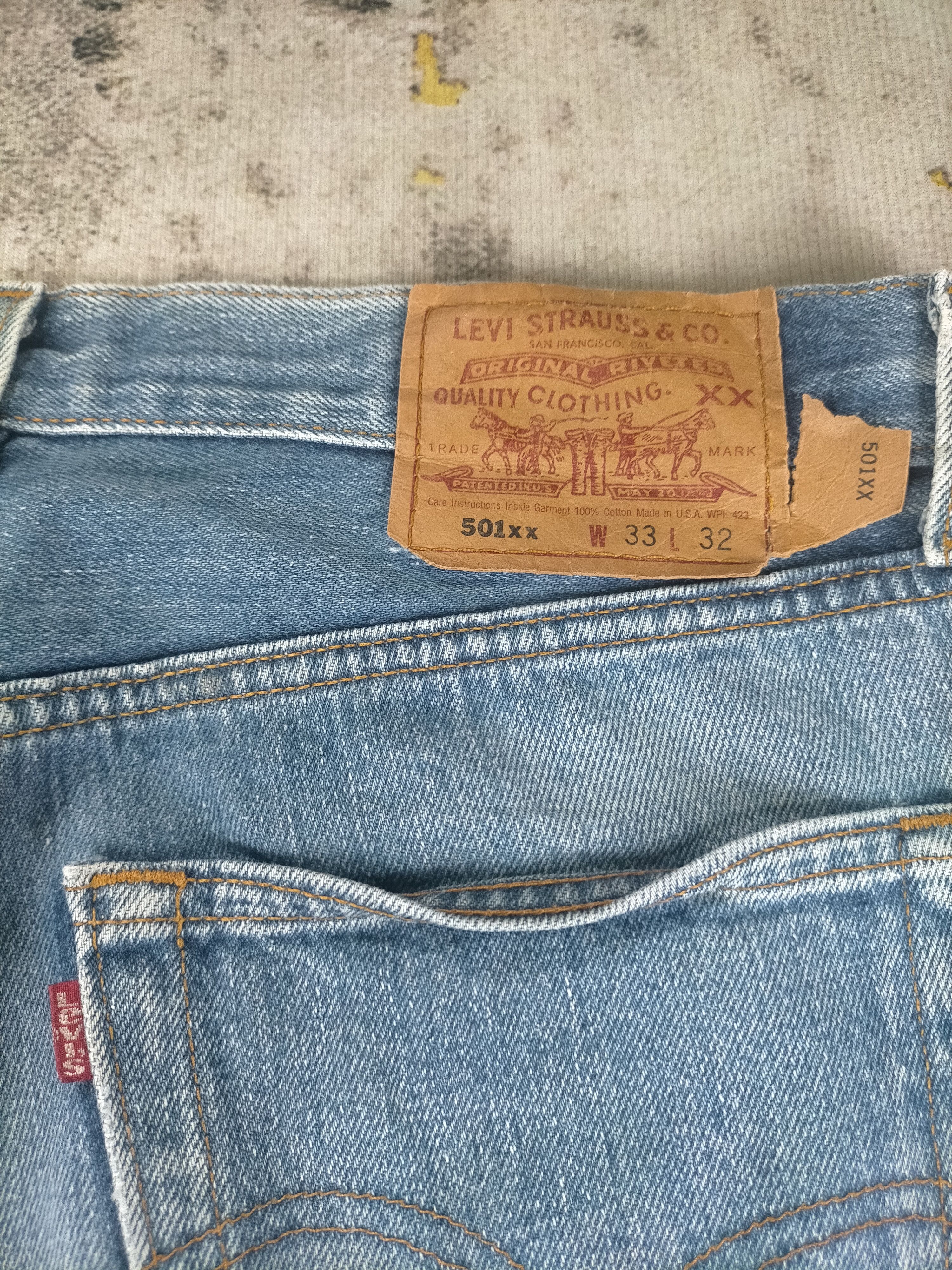Levi's 🔥90s Levis 501 Button 524 Washed Distressed Jeans Size US 32 / EU 48 - 7 Thumbnail