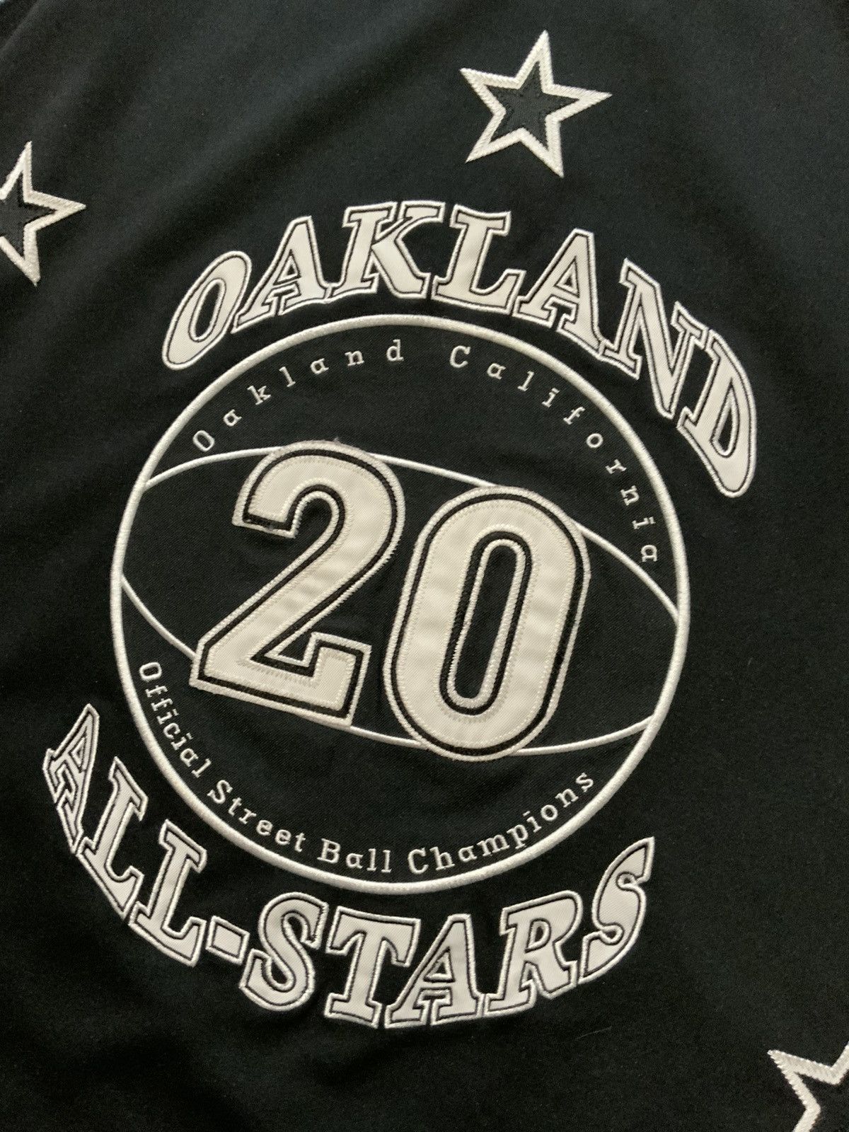 Vintage Y2K Street Ball All Stars Oakland Stitched Basketball Jersey Size US L / EU 52-54 / 3 - 6 Thumbnail