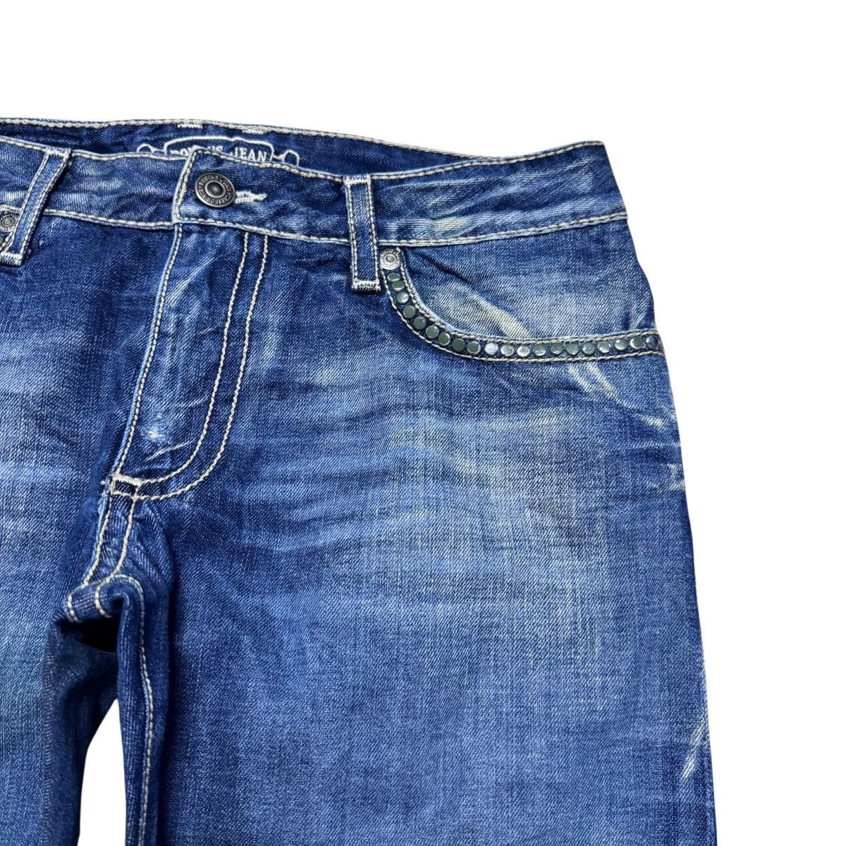 Robins Jeans Robins Jeans Denim Embroidery Jeans D5471GLD Size US 31 - 5 Thumbnail