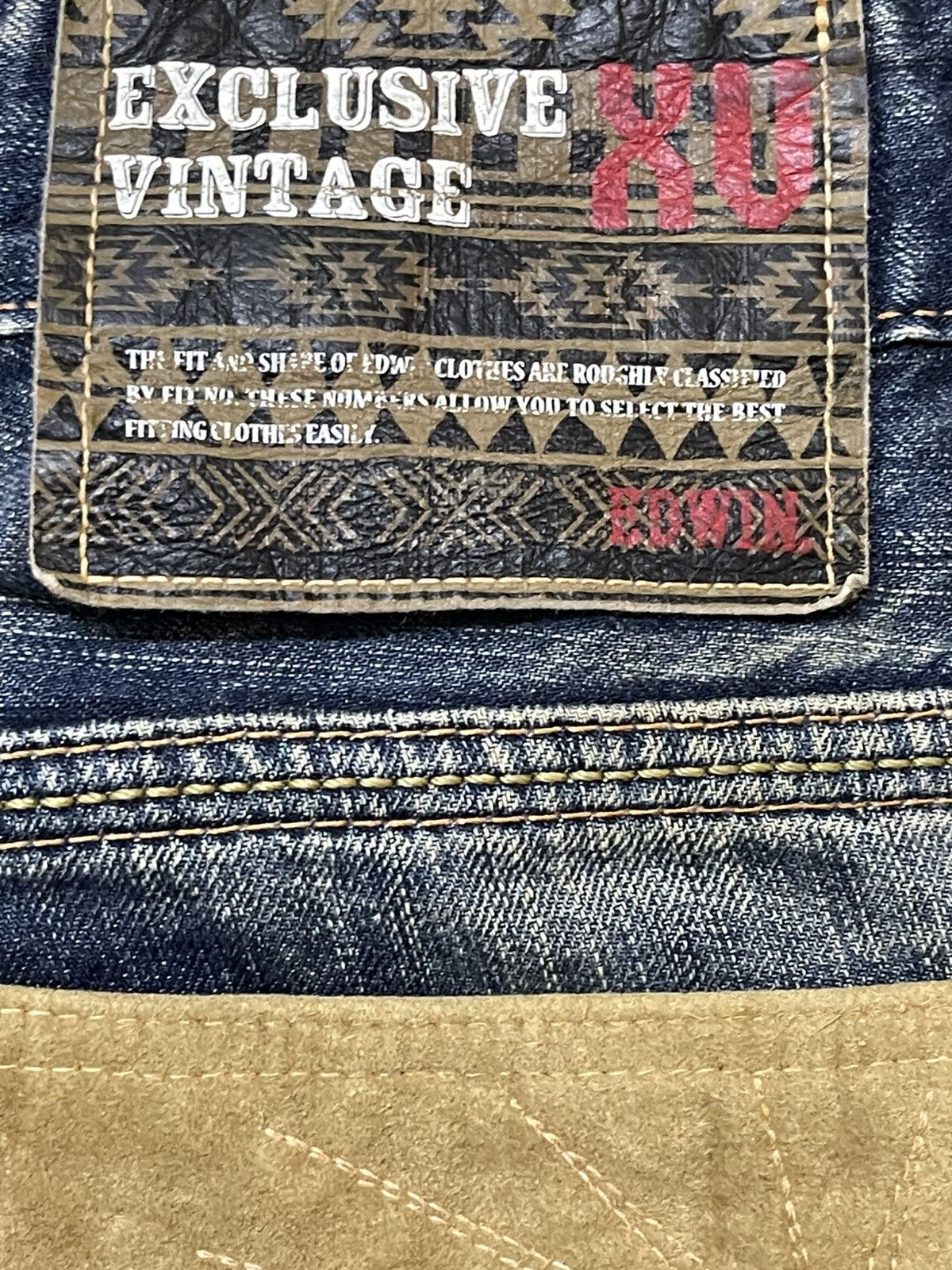 Edwin Edwin XV Exclusive Vintage Mud Wash Clawmark Wide Leg Jeans Size US 32 / EU 48 - 9 Thumbnail