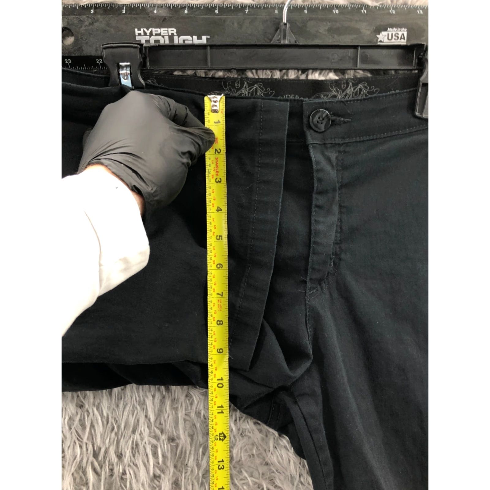 Lee Riders by Lee Straight Chino Pants 16P Petite Womens Black Size 38" / US 16 / IT 52 - 4 Thumbnail