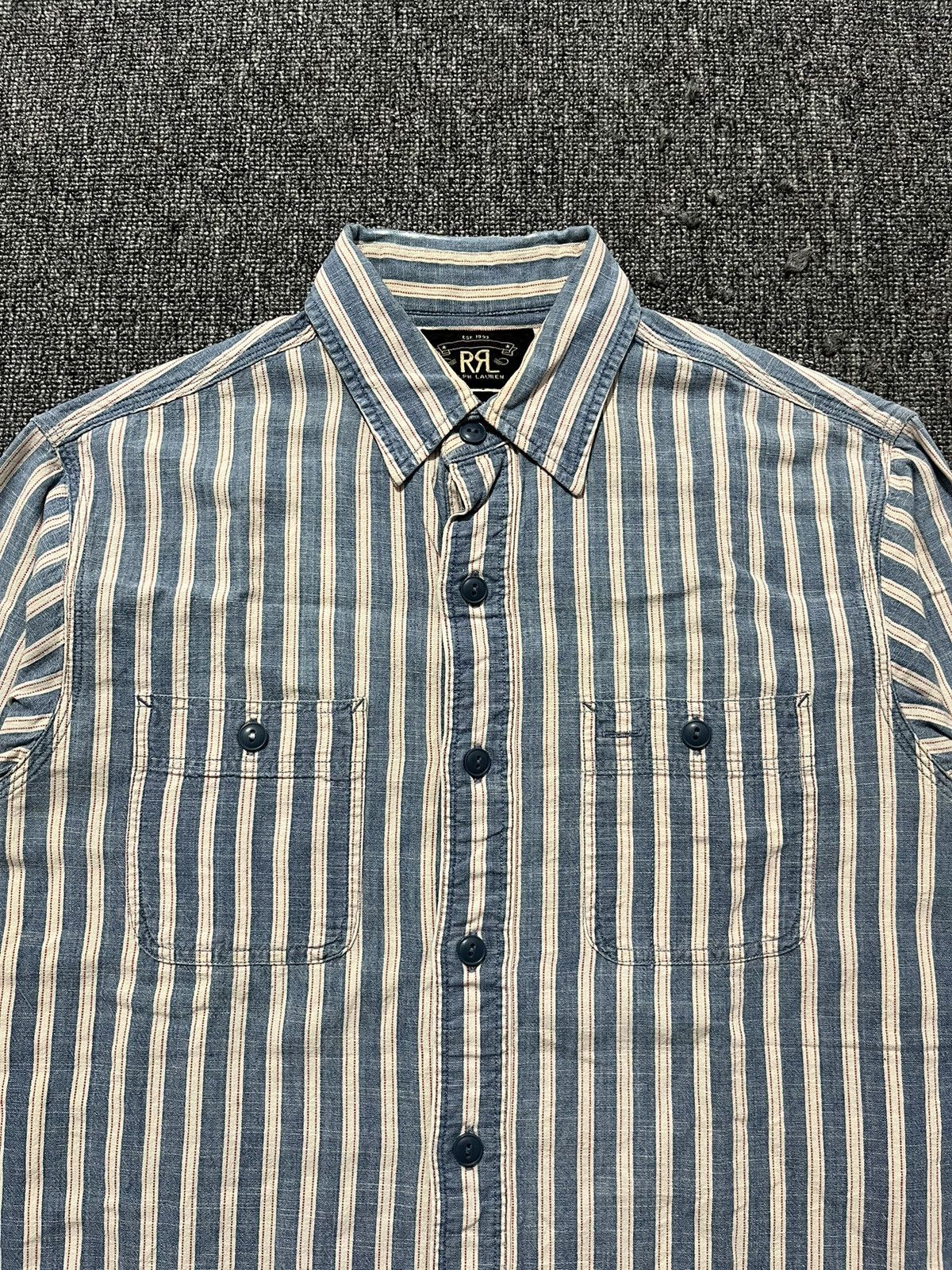 RRL Ralph Lauren Double RL, RRL Ralph Lauren shirt button vintage Size US M / EU 48-50 / 2 - 1 Thumbnail