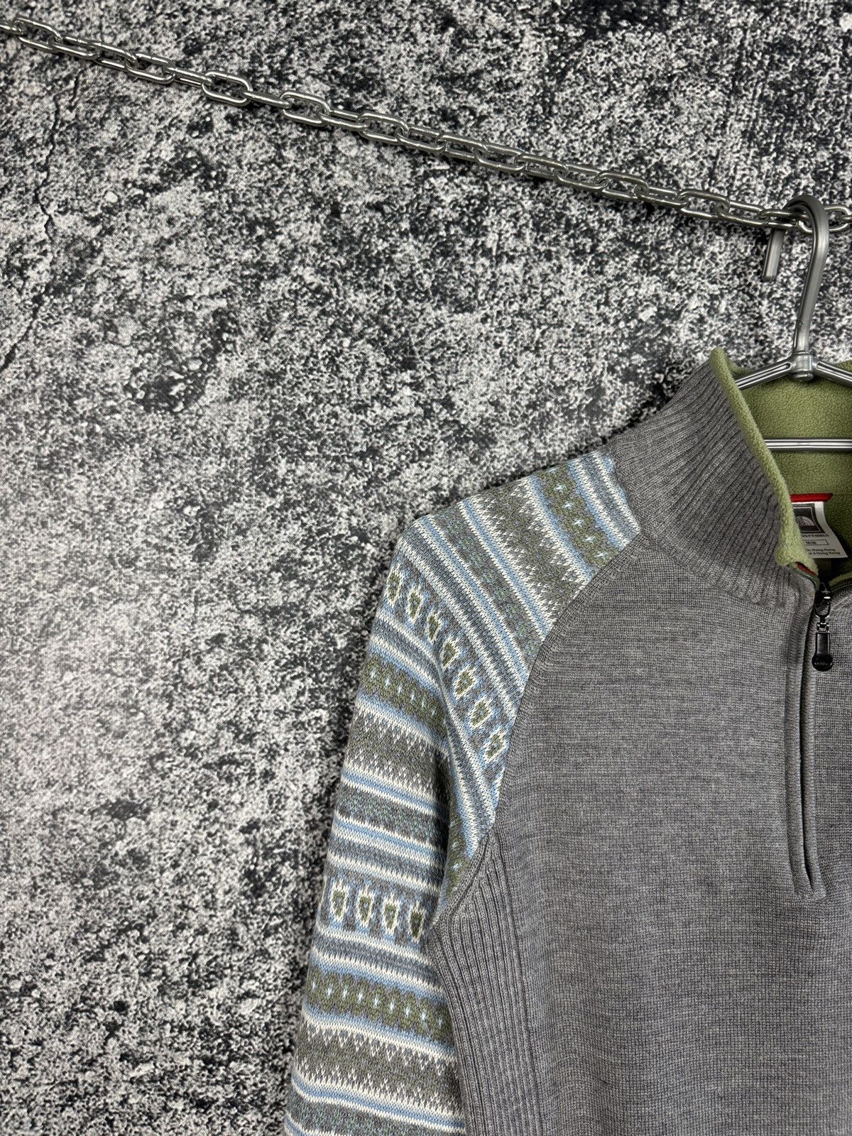 The North Face The North Face Fair Isle Wool Sweater 1/4 Zip Nordic Knit M Size M / US 6-8 / IT 42-44 - 3 Thumbnail