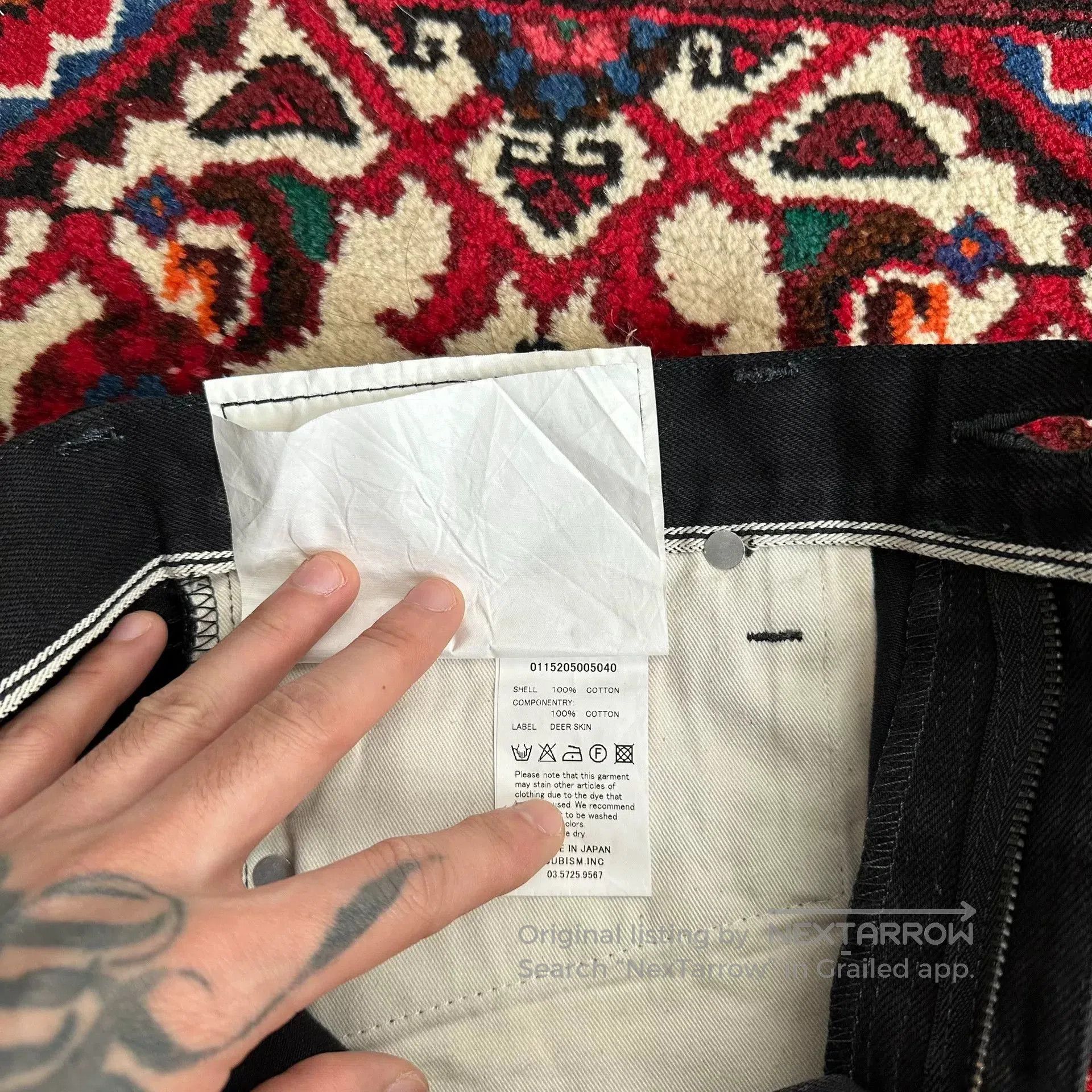 Visvim visvim 15aw 04R Black Jeans. Size US 32 / EU 48 - 8 Thumbnail