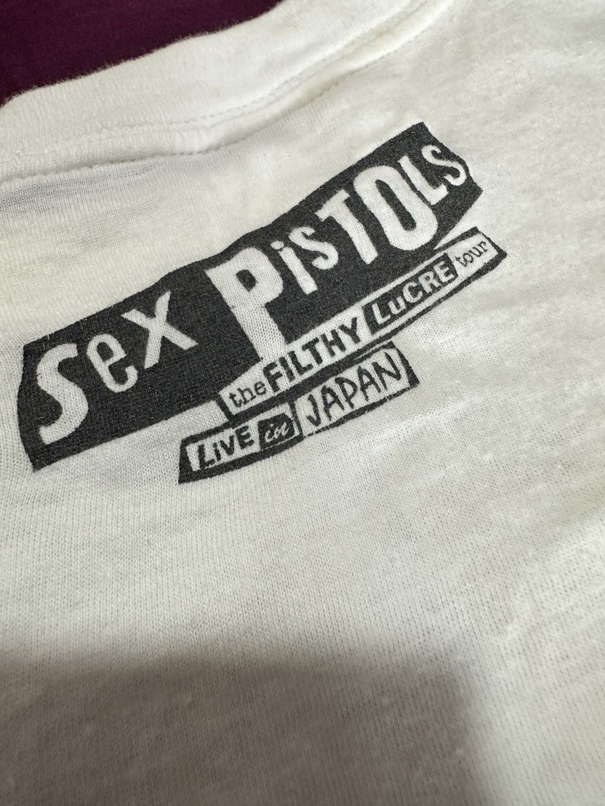 Band Tees Vtg 90s Sex Pistol the filthy lucre tour japan band tee Size US M / EU 48-50 / 2 - 5 Thumbnail