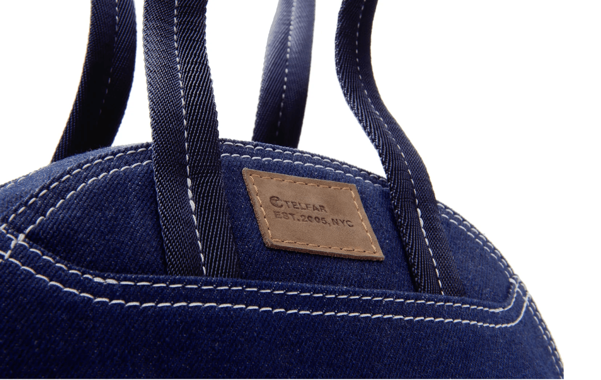Telfar Small Denim Dumpling - Blue Size ONE SIZE - 6 Thumbnail