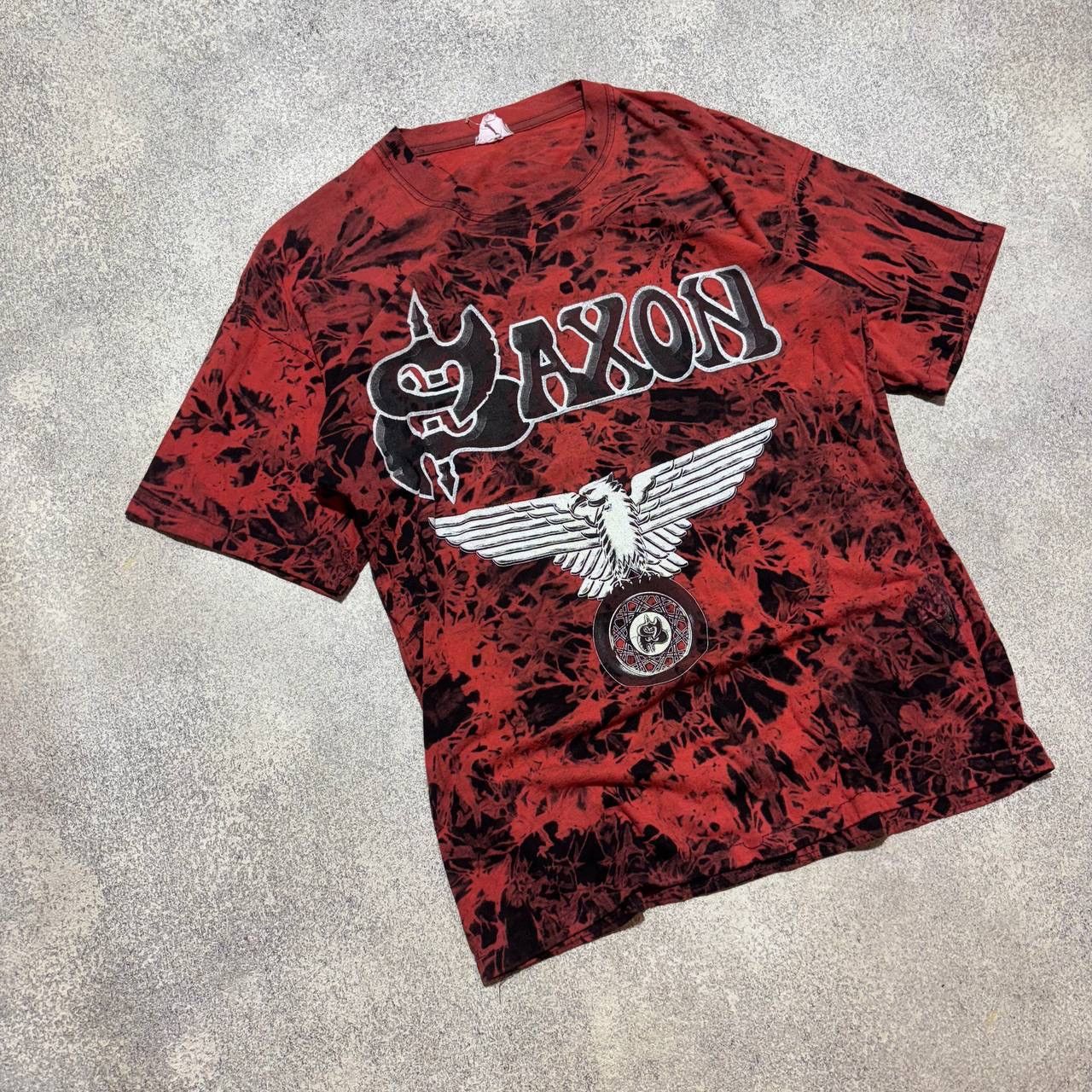 Band Tees Saxon Vintage T Shirt Metal Band Metallica Rare Tour 2003 Size US L / EU 52-54 / 3 - 2 Thumbnail
