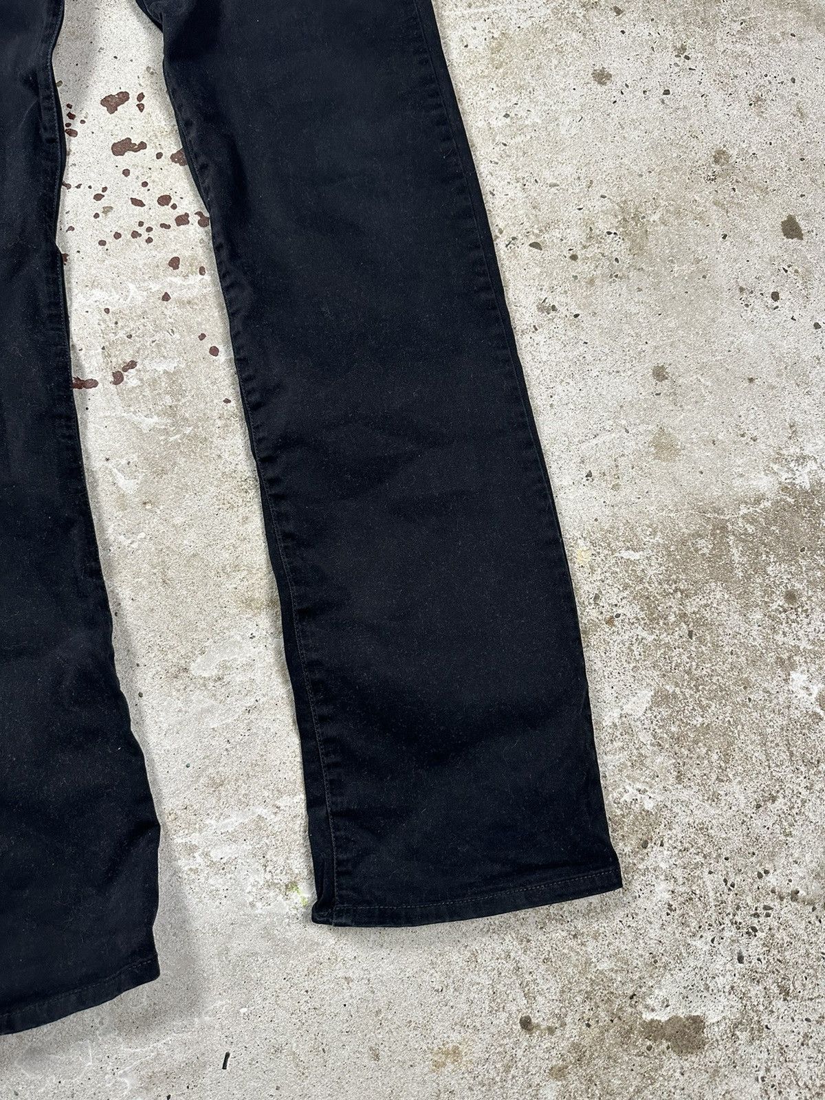 Armani × Giorgio Armani × Vintage Vintage Y2K Armani Jeans Black Pants Size US 31 - 4 Thumbnail