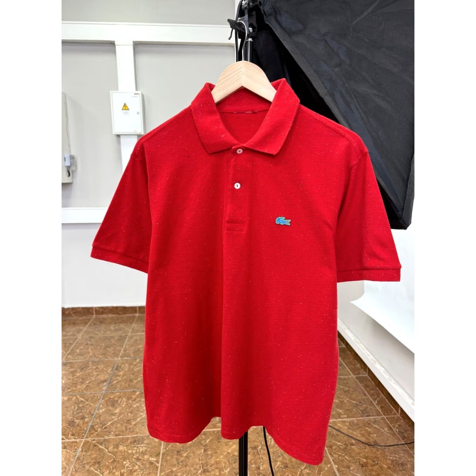 Lacoste Nike Lacoste Art Polo Shirt Mens L Red Retro Made in France Y2K 90s Polo Shirt Art Retro Polo Mens Red France Lacoste Y2K Size US L / EU 52-54 / 3 - 2 Thumbnail