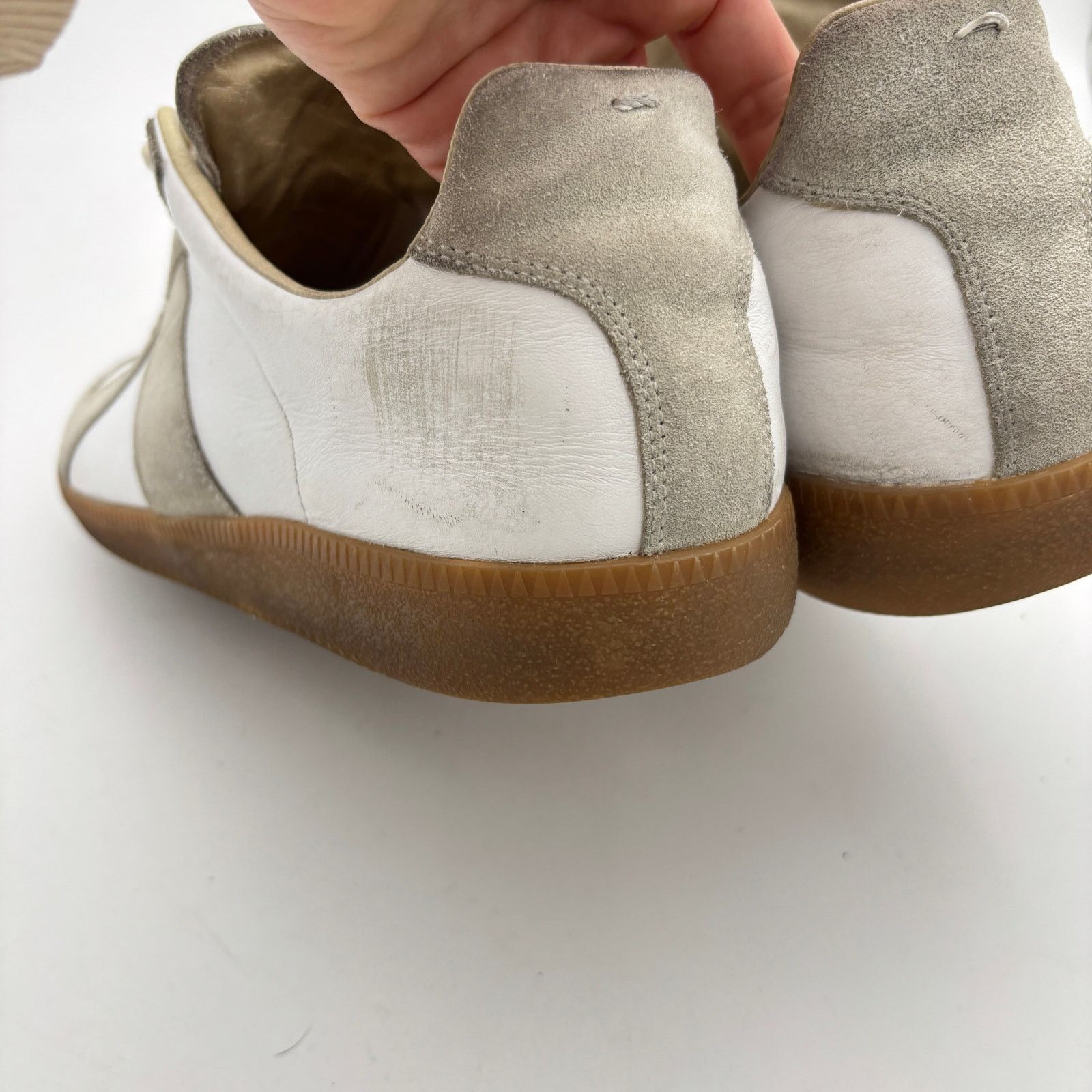 Maison Margiela Maison Margiela Low GAT Khaki Shoes Sneakers Men's 47 US 14 Size US 14 / EU 47 - 12 Thumbnail