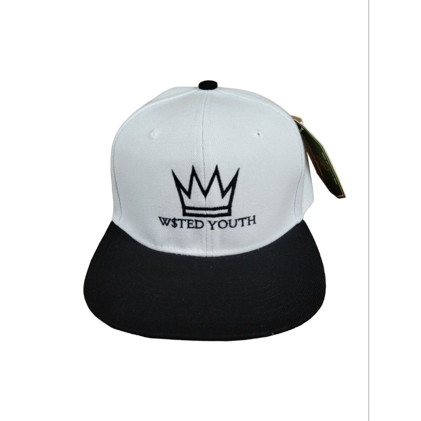 Other Crown Wsted Youth Classic Snapback Baseball Cap White and Bl Size ONE SIZE - 1 Thumbnail