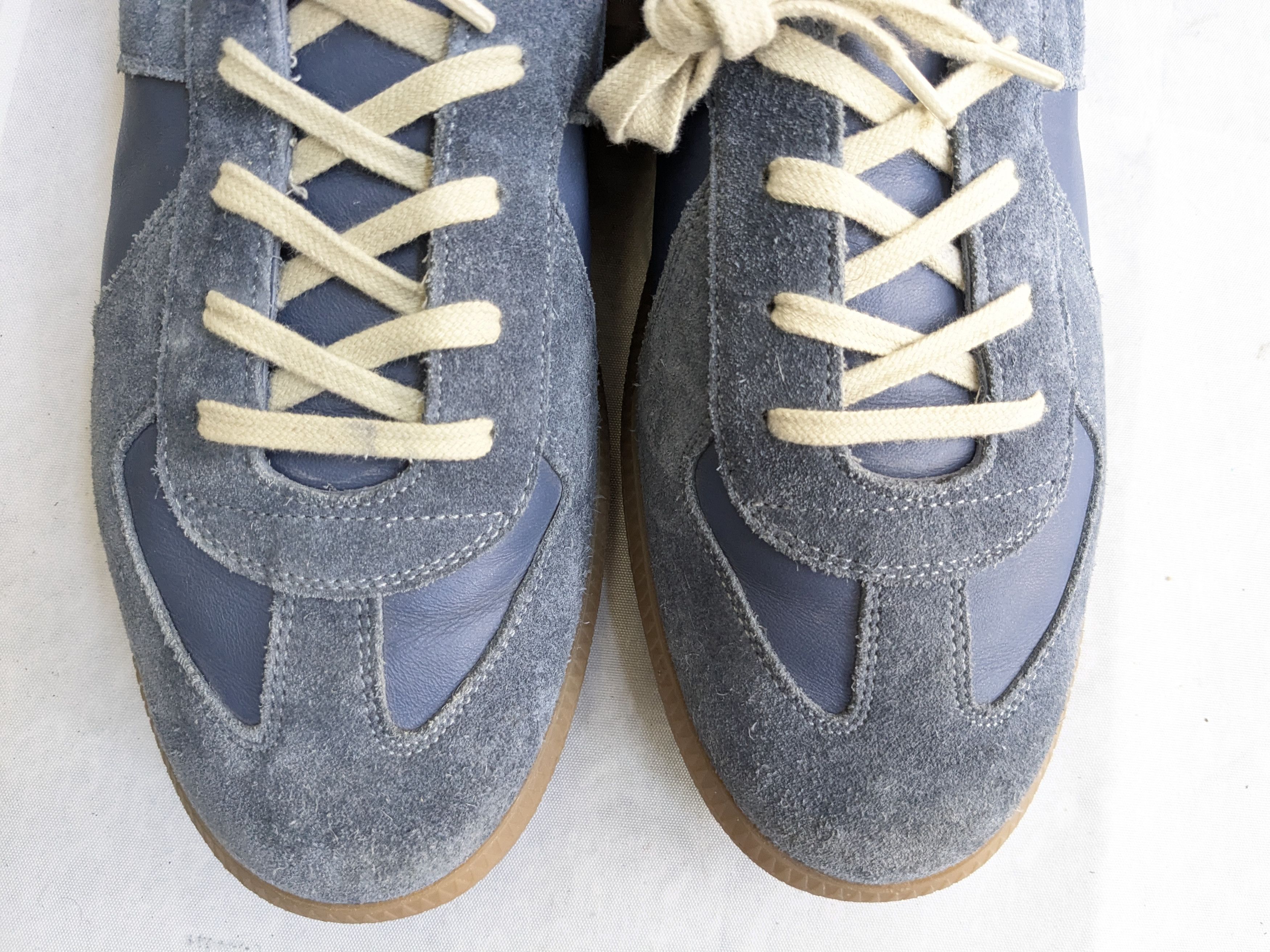 Maison Margiela Maison Margiela Replica GAT Blue 13 46 Low Tops Gum Size US 13 / EU 46 - 2 Thumbnail