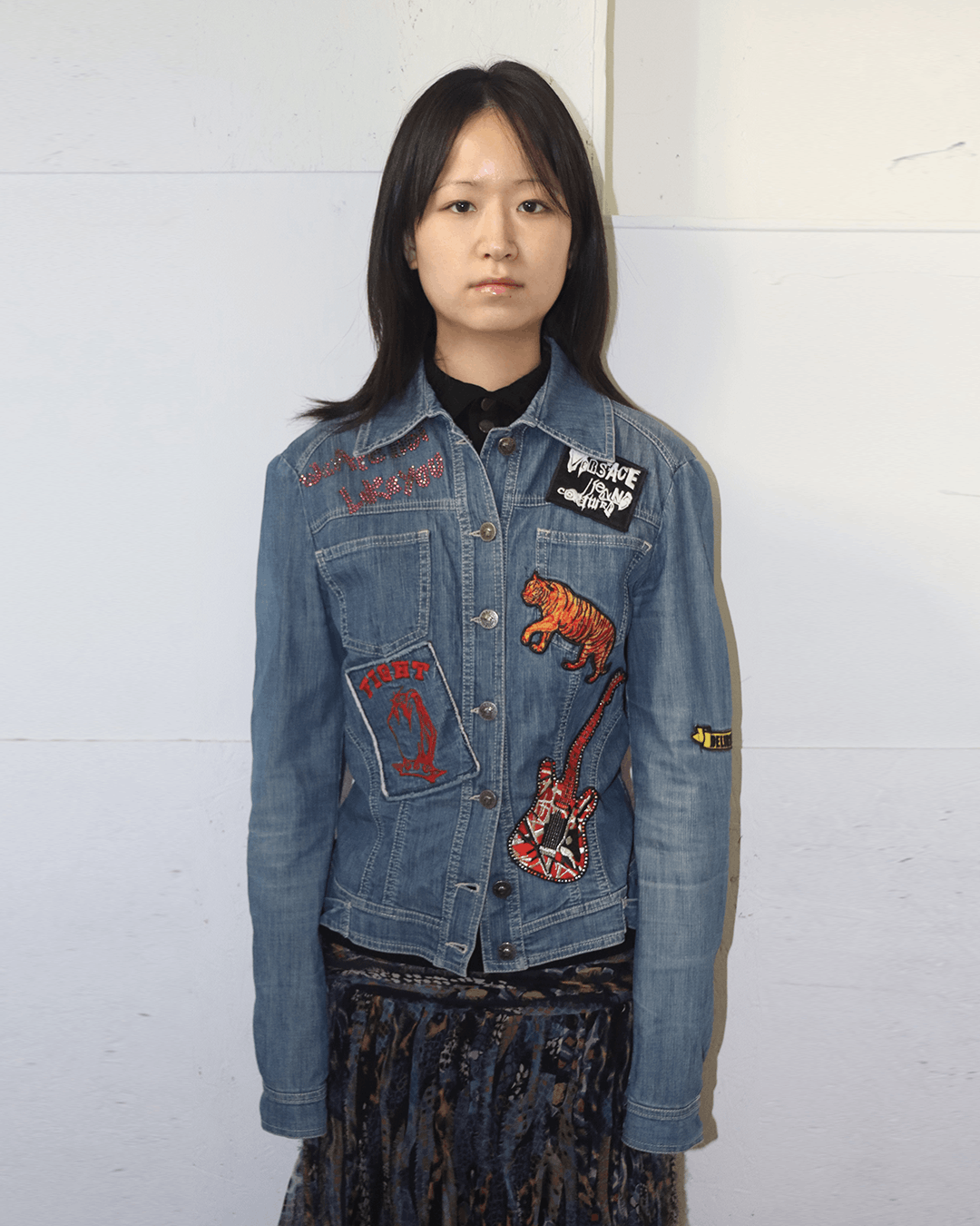 Versace Versace Vintage Patched Jacket Size S / US 4 / IT 40 - 2 Thumbnail