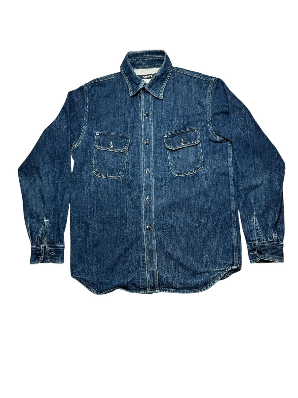 Japanese Brand × Kapital Kapital Denim Shirt Size US M / EU 48-50 / 2 - 1 Thumbnail