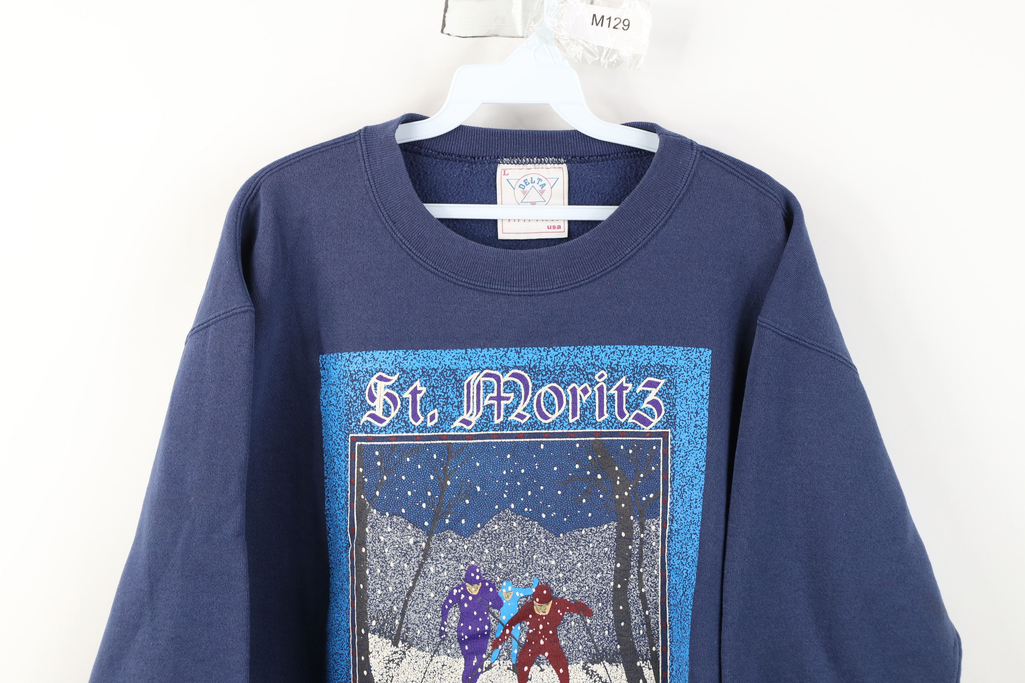 American Eagle Outfitters Vintage 90s American Eagle Outfitters Skiing Sweatshirt Size US L / EU 52-54 / 3 - 2 Thumbnail