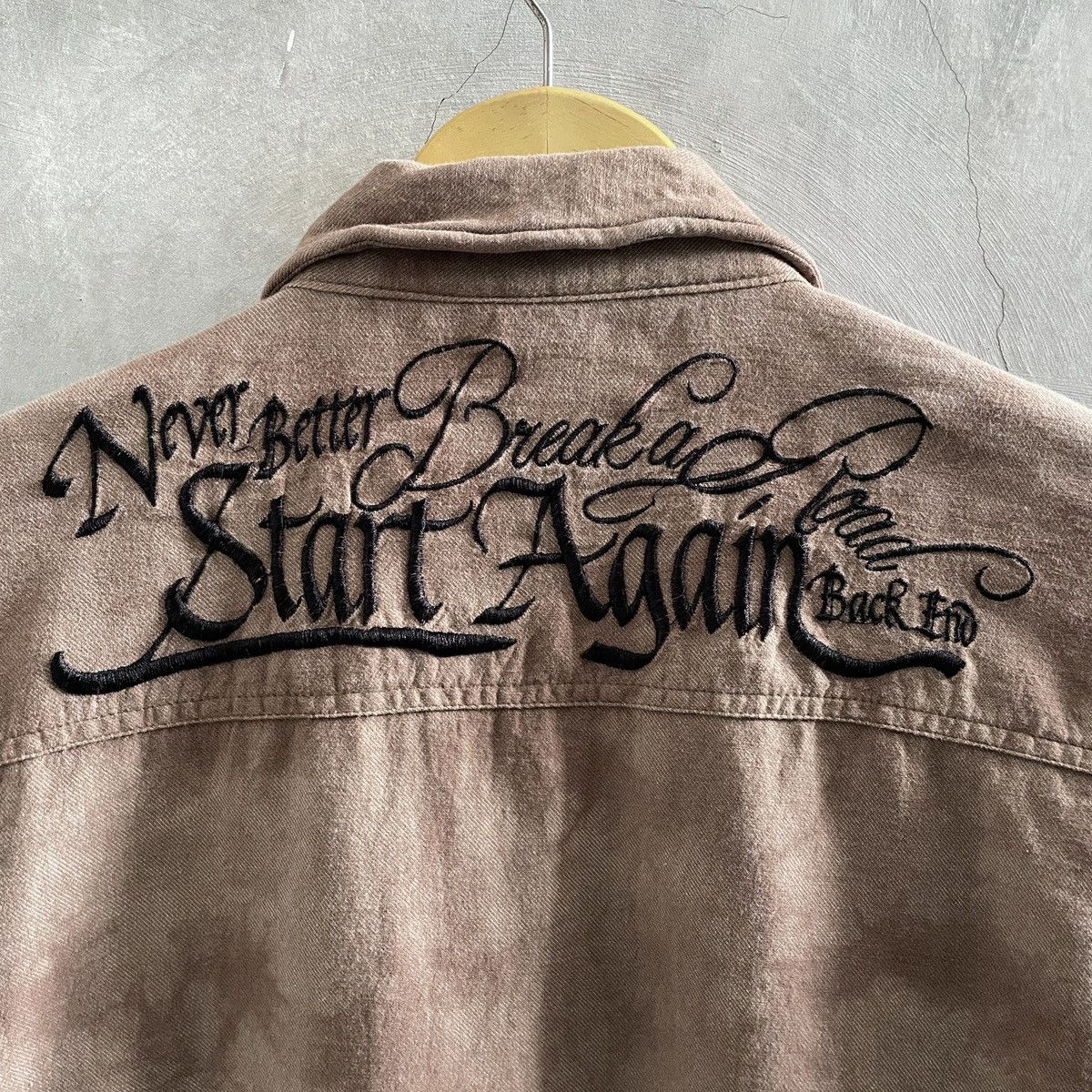 If Six Was Nine 🔥Semantic Design tie dye pattern embroidery shirt Size US L / EU 52-54 / 3 - 4 Thumbnail