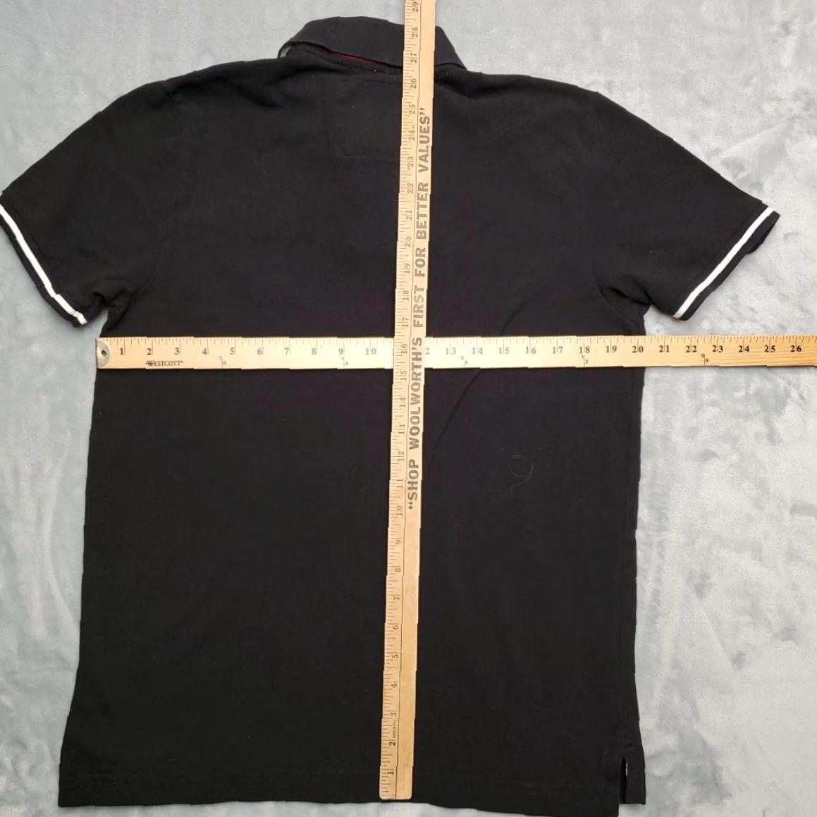 Aeropostale VINTAGE Aeropostale Shirt Mens L Black Polo Puff Print 100% Cotton Rugby Y2K Retro Mens Size US L / EU 52-54 / 3 - 7 Thumbnail