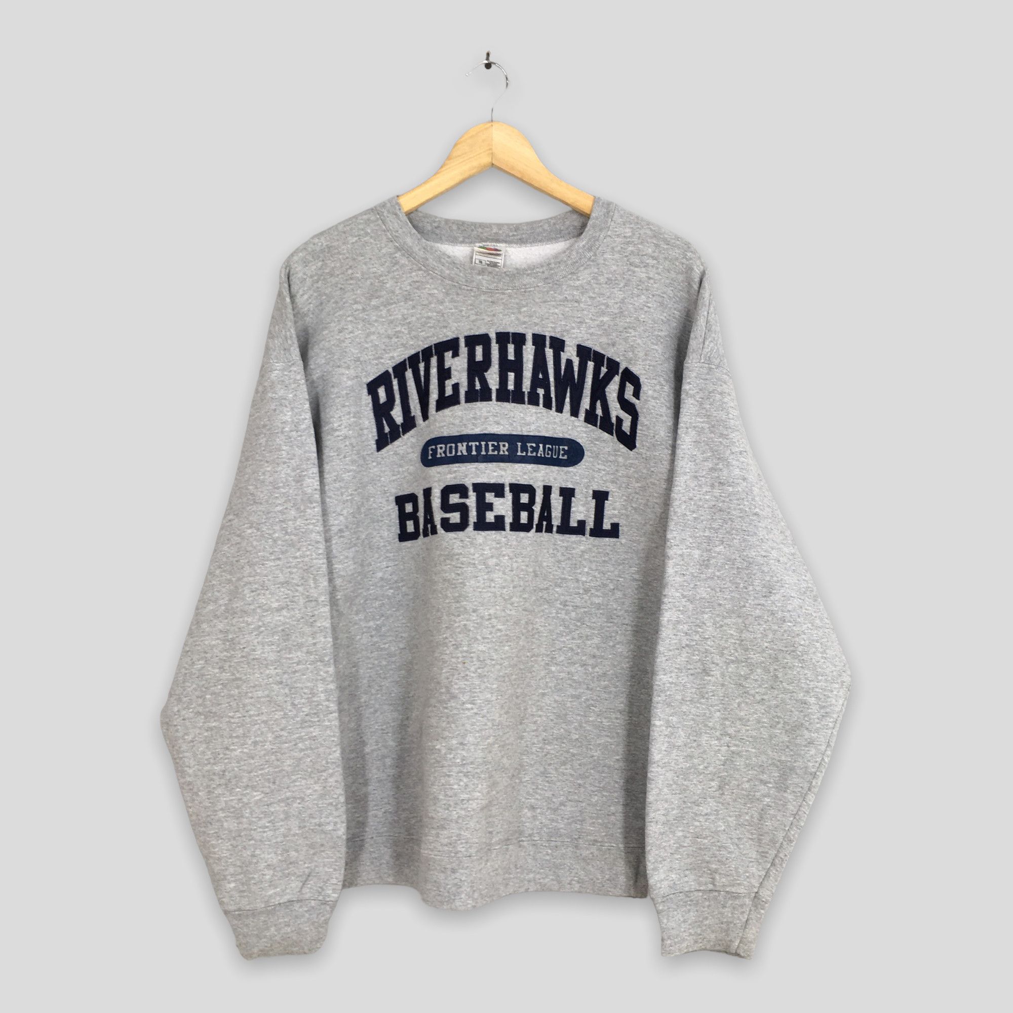 MLB × Vintage Vintage Riverhawks Baseball Sweatshirt XLarge Size US XL / EU 56 / 4 - 1 Thumbnail