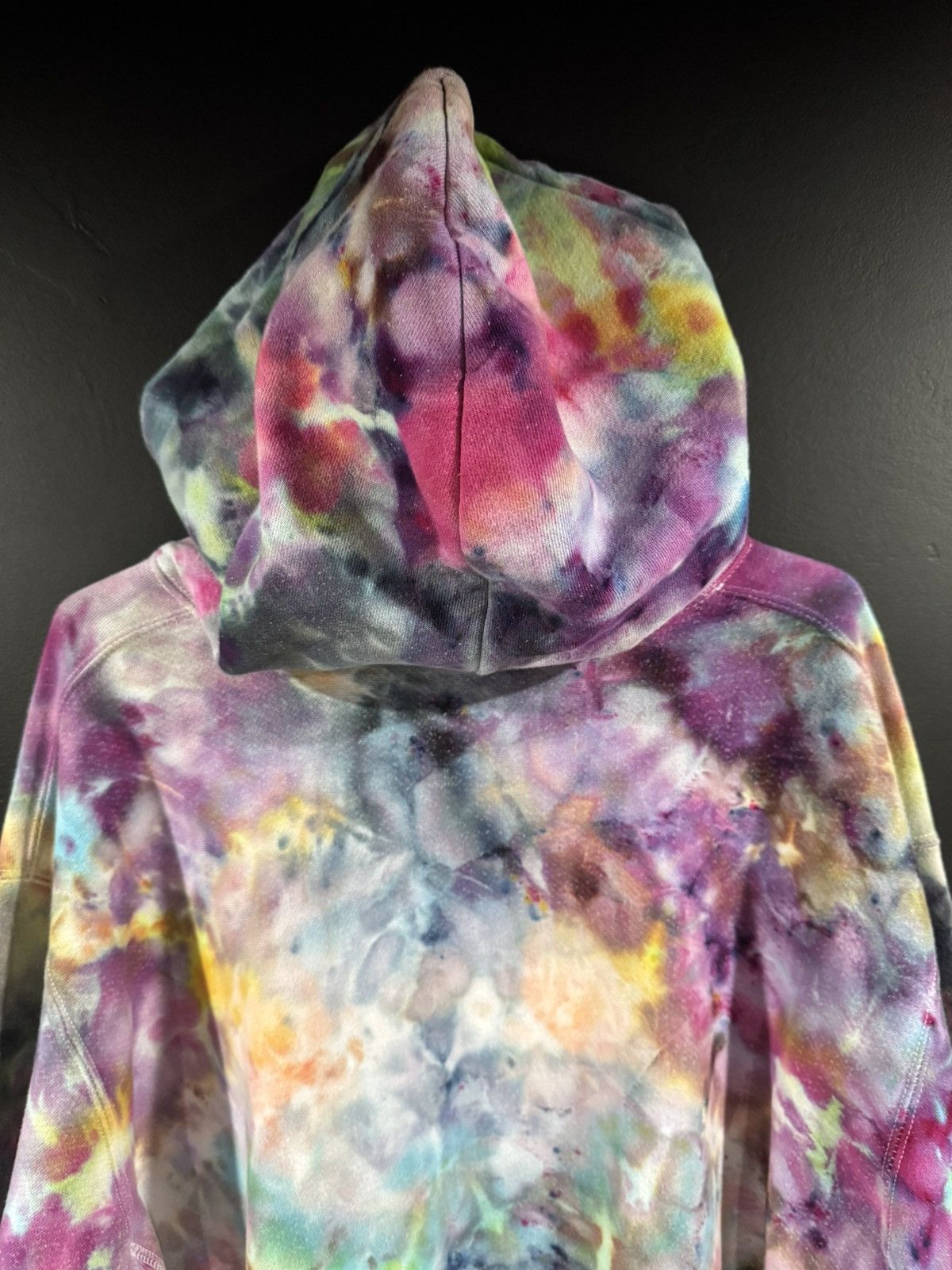 Handmade 2000s Y2K Vintage Champion Reverse Weave Dye Distress Hoodie Size US XL / EU 56 / 4 - 10 Thumbnail