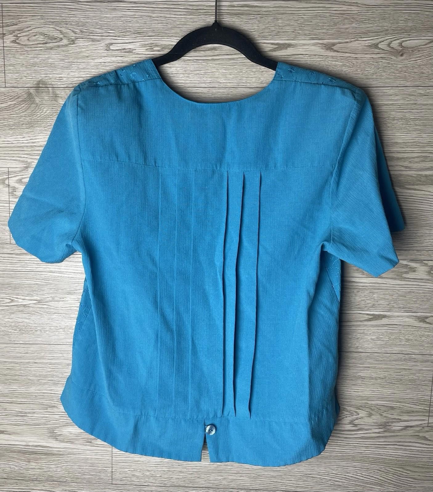 Other SAG HARBOR DRESS WOMEN'S BUTTON DOWN BLOUSE TOP 10p Size L / US 10 / IT 46 - 2 Thumbnail