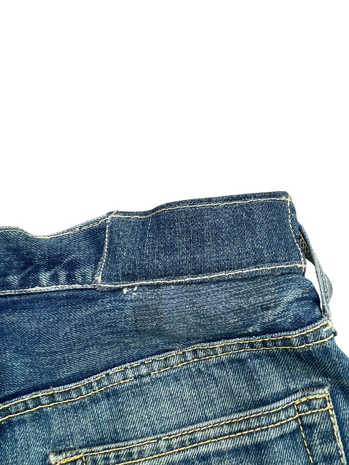 Japanese Brand Vintage Bell Bottom Bigstone Faded Distresed Size US 29 - 14 Thumbnail