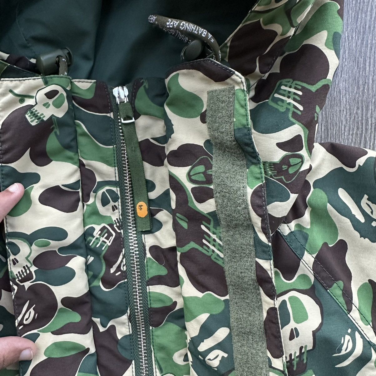 Bape × Stussy Skull camo snowboard jacket Size US S / EU 44-46 / 1 - 2 Thumbnail