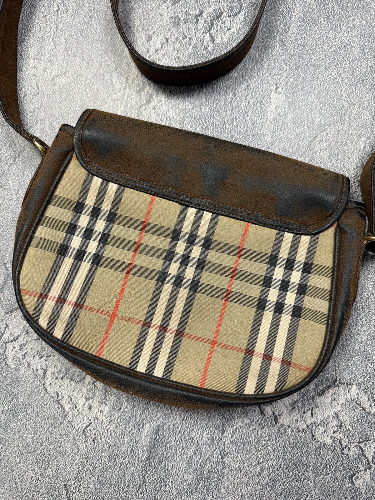 Burberry Vintage Burberrys Monogram Crossbody Bag Size ONE SIZE - 4 Thumbnail