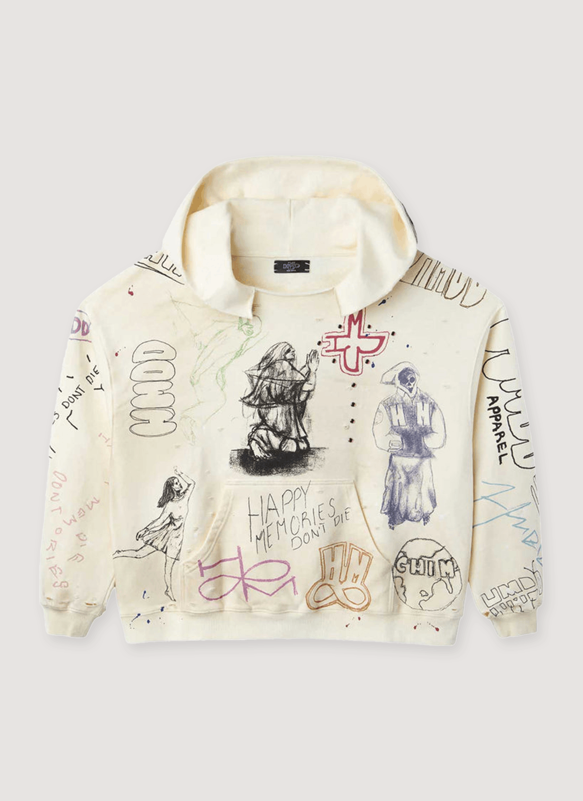 HMDD Sketch Sweatshirt Bone Size US L / EU 52-54 / 3 - 1 Thumbnail