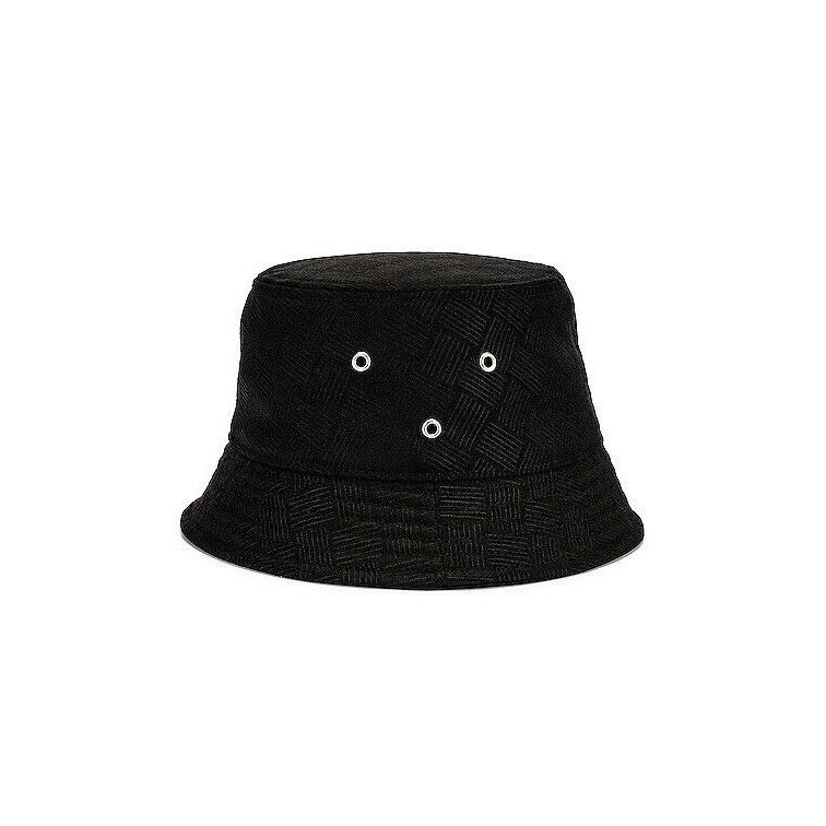 Bottega Veneta NWT Bottega Veneta Intrecciato Jacquard Bucket Hat in Black Size ONE SIZE - 2 Thumbnail