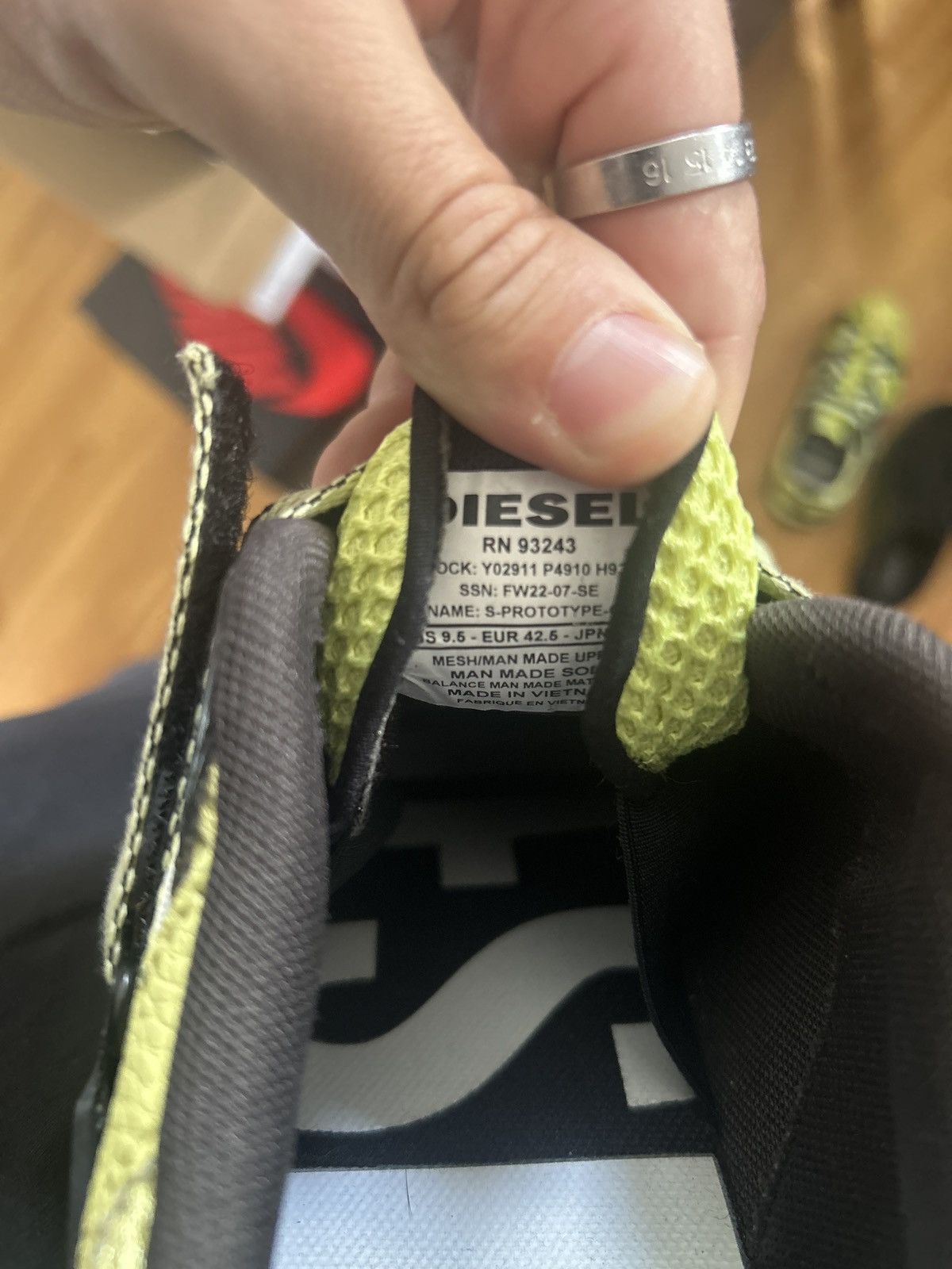 Diesel DIESEL S-prototype-cr Sneakers In Yellow,black Size US 9.5 / EU 42-43 - 8 Thumbnail