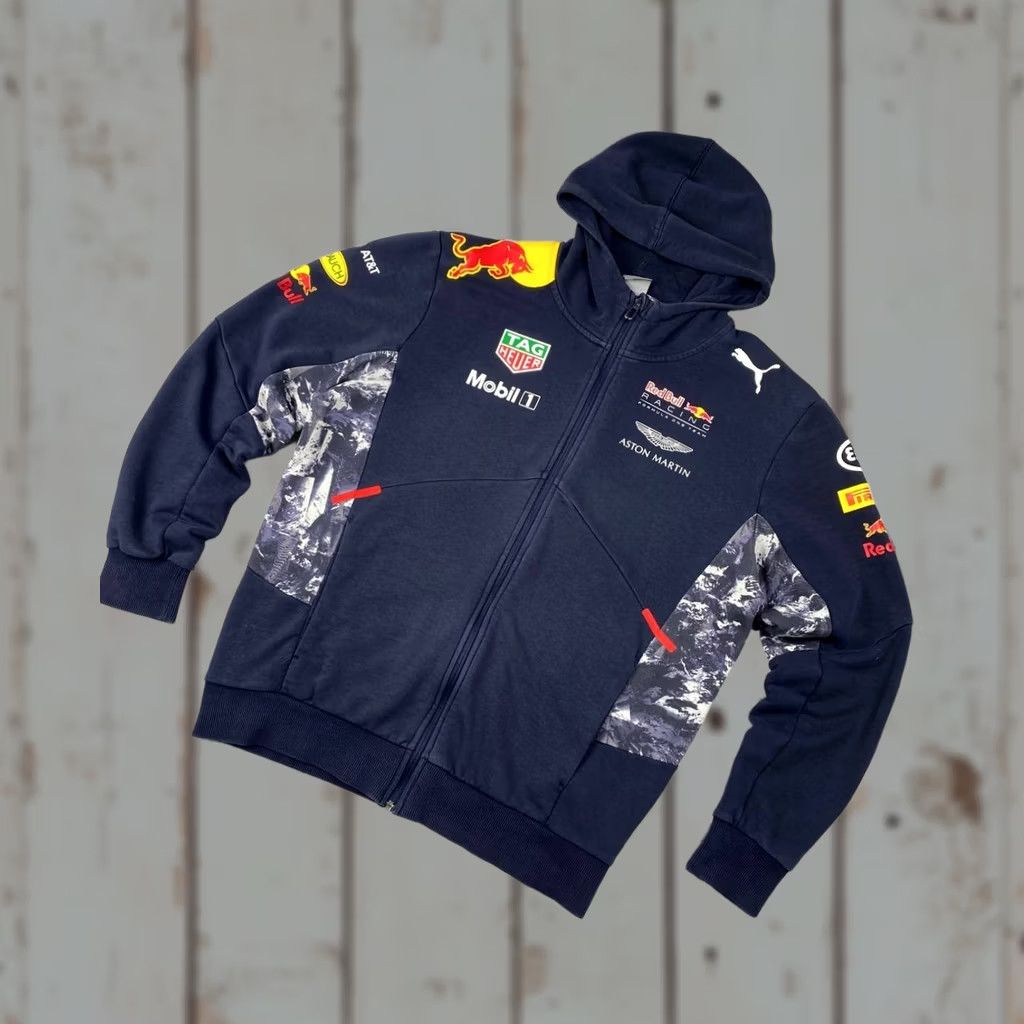 Pepe Jeans Pepe Jeans Red Bull Racing Full Zip Hoodie Men 2XL Blue Sports Hooded Short Beschreibung? Size US XXL / EU 58 / 5 - 1 Thumbnail
