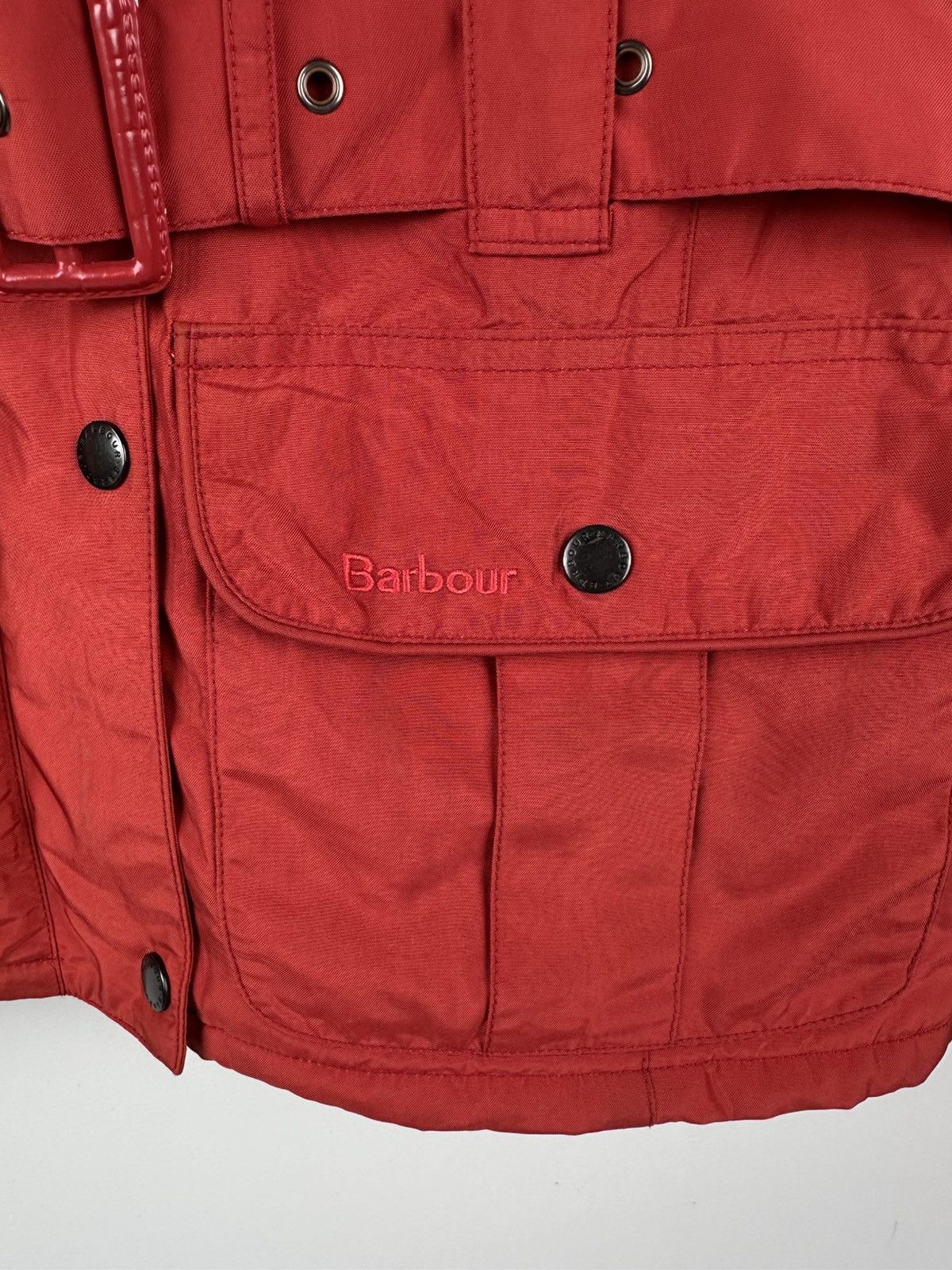 Barbour Barbour Metallic Amelia Belted Jacket Size M / US 6-8 / IT 42-44 - 4 Thumbnail