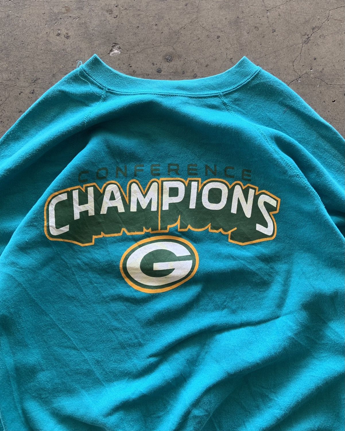 Japanese Brand × Vintage 80s Green Packers Players Club Crewneck Size US L / EU 52-54 / 3 - 4 Thumbnail