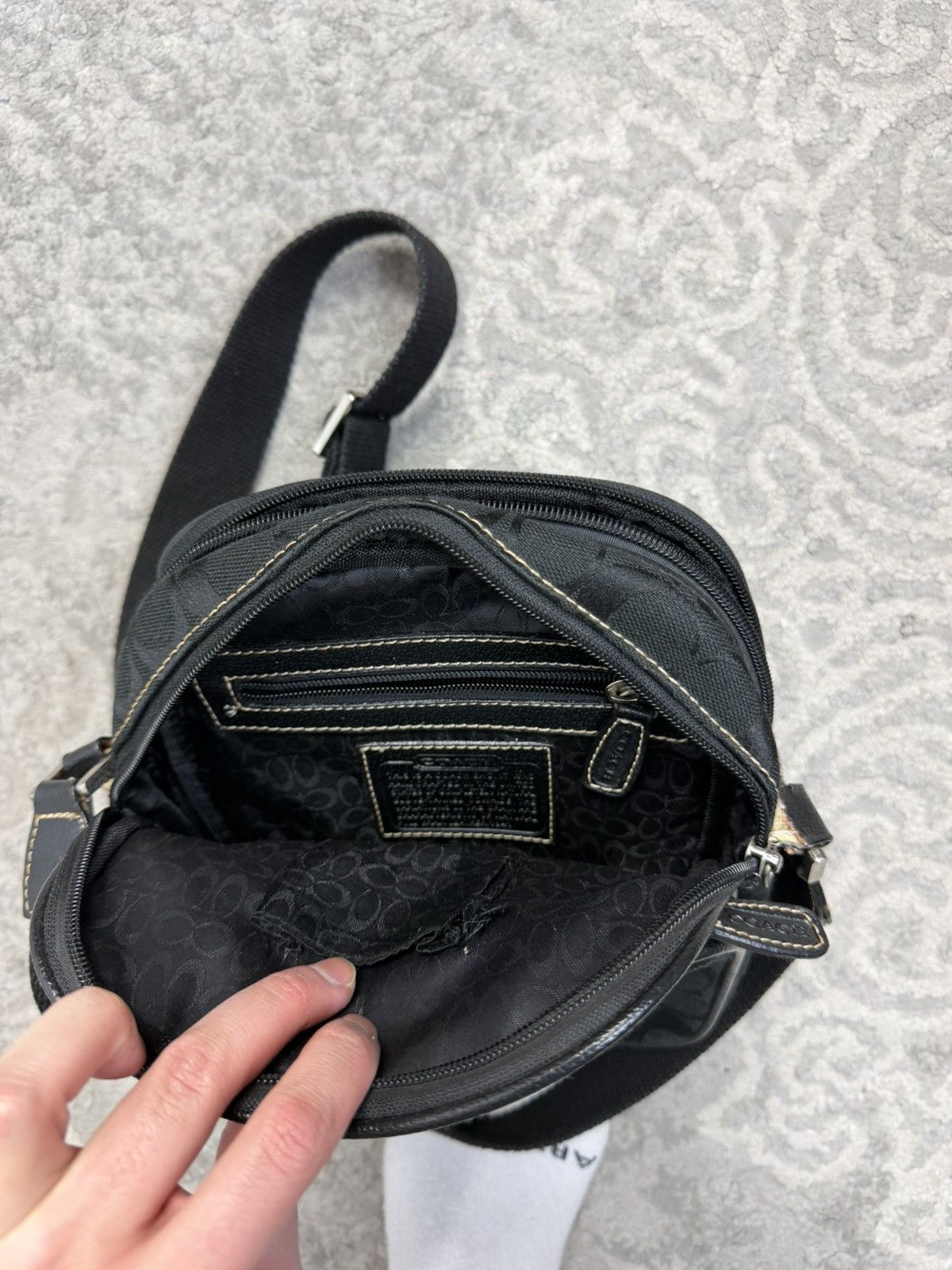 Coach Coach Multi Logo Leather High End Handbag Size ONE SIZE - 8 Thumbnail