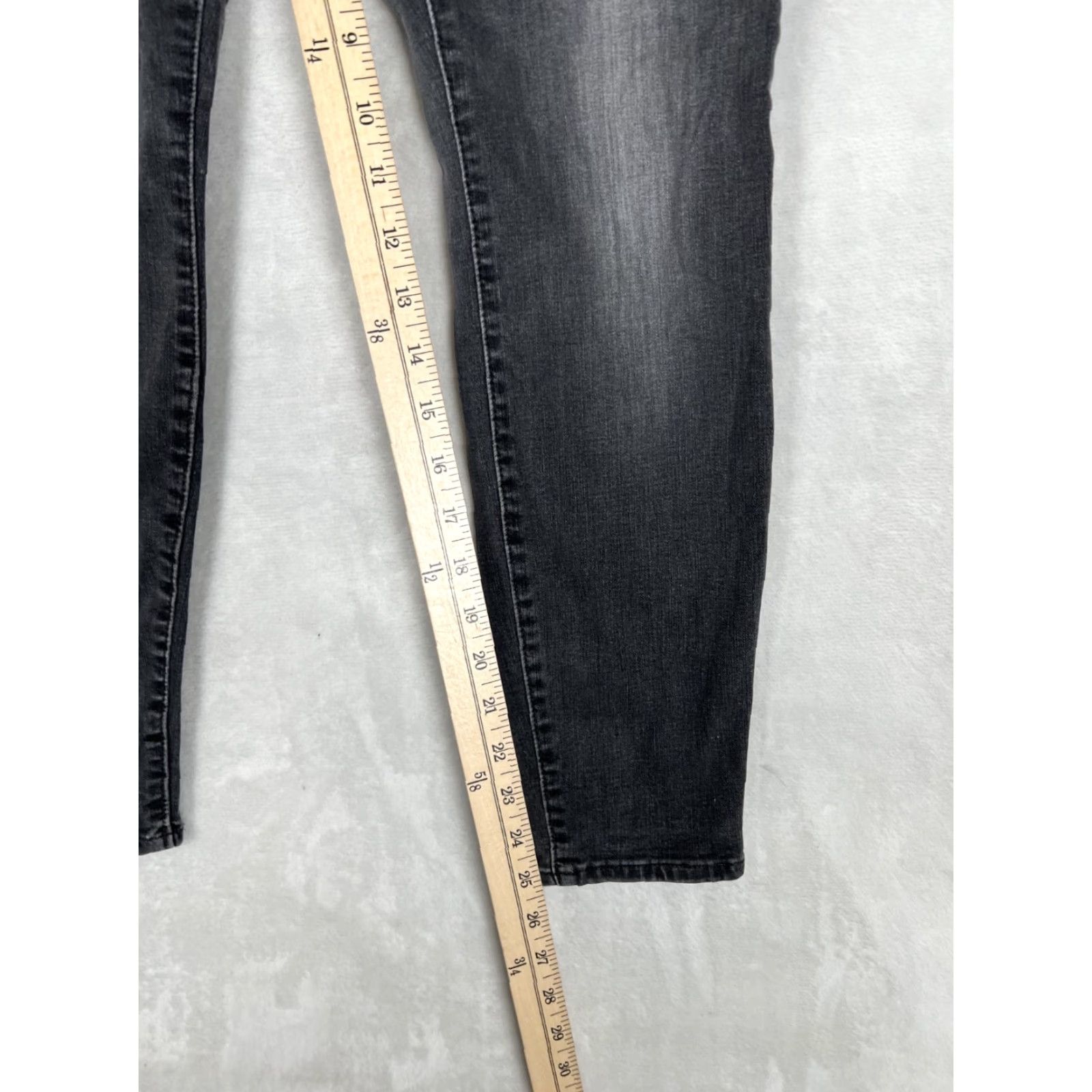 Lucky Brand Lucky Brand Jeans Women’s 6/28 Black Ava Mid Rise Skinny Ankle Stretch Denim Jeans Pants Black 28W 25in Inseam Slim 5-Pocket Stretch Denim Size 28" / US 6 / IT 42 - 2 Thumbnail