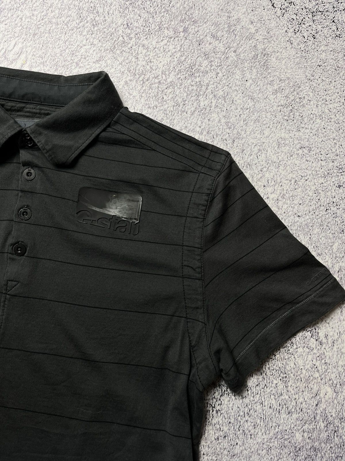 G-Star Vintage G star raw stripe polo Size US M / EU 48-50 / 2 - 8 Thumbnail