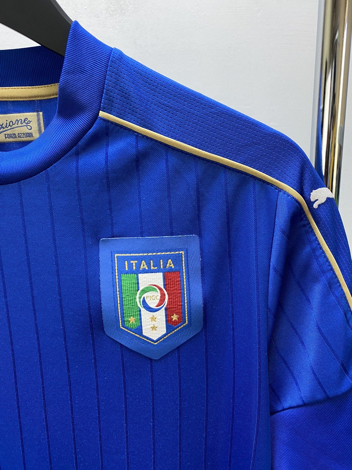 Puma Puma Italy 2016 Home Kit Soccer Jersey Football Shirt Size US M / EU 48-50 / 2 - 14 Thumbnail