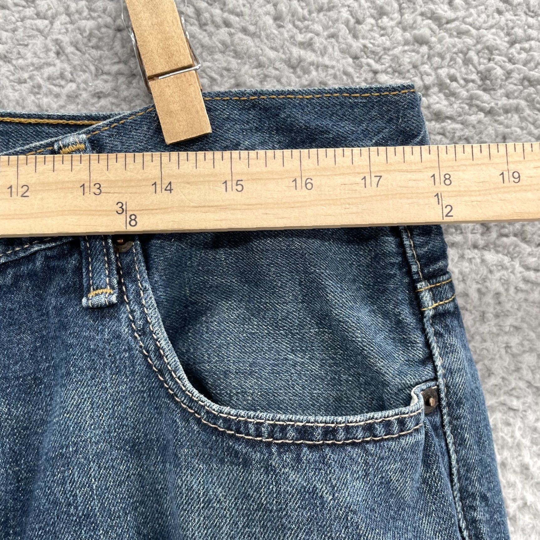 Levi's Levi's 569 Jeans Mens Straight 35x29 Denim Blue 90s Y2k Skate Baggy Workwear Vintage Collection Mens Size US 35 - 2 Thumbnail