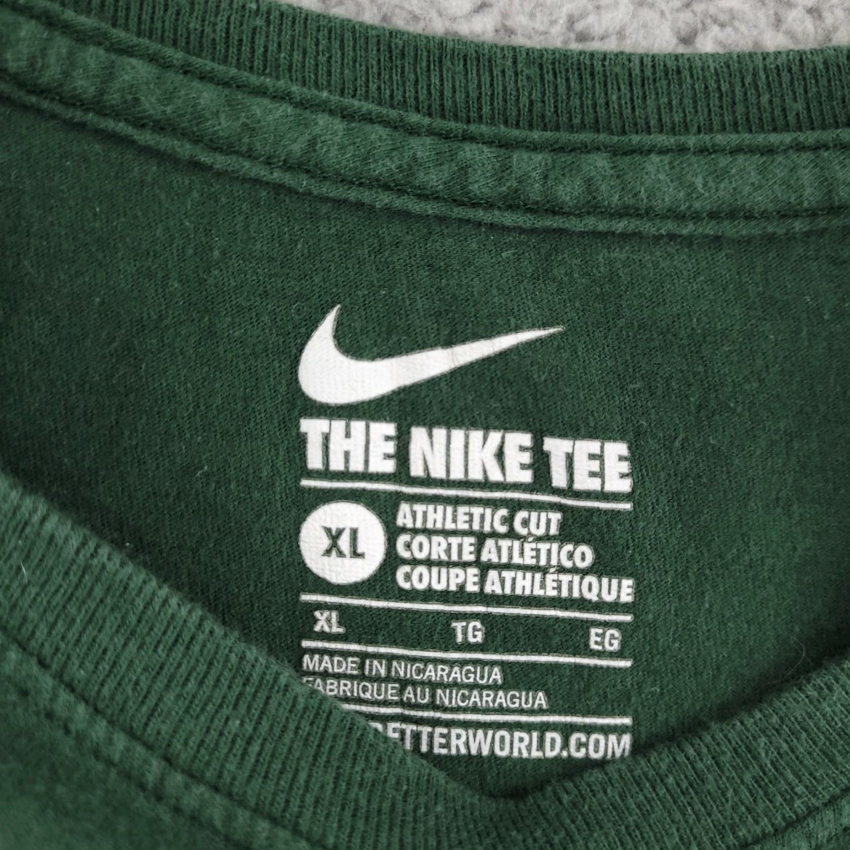 Nike Nike Shirt Men XL Green Just Do It Logo Athletic Crew Neck Short Sleeve T-Shirt Size US XL / EU 56 / 4 - 5 Thumbnail