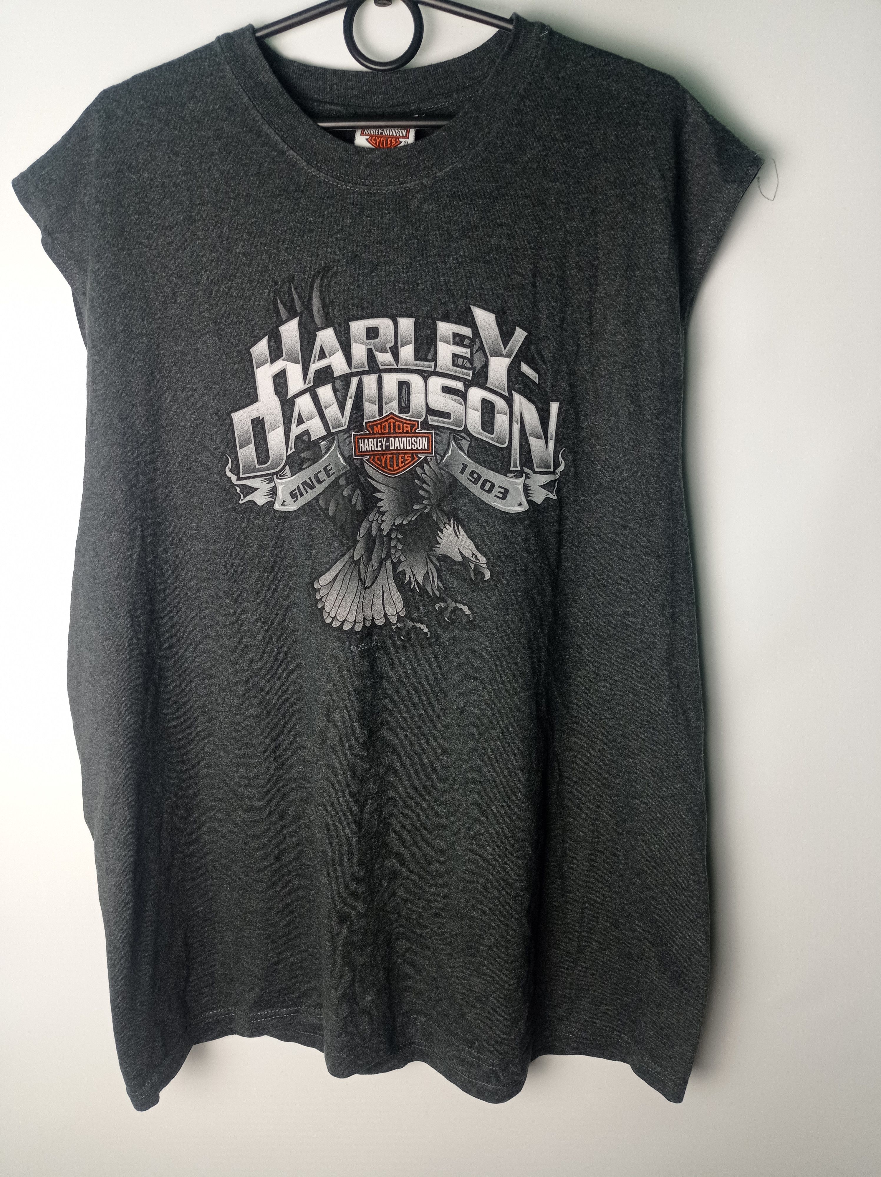 Vintage Vintage 2007 streetwear sportswear Harley Davidson T-shirt ...