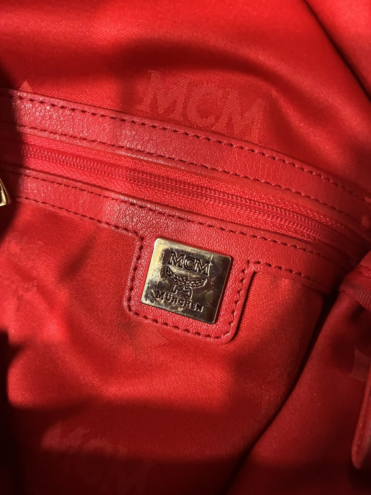 MCM MCM Red Backpack #luxury #backpacks Size ONE SIZE - 5 Thumbnail