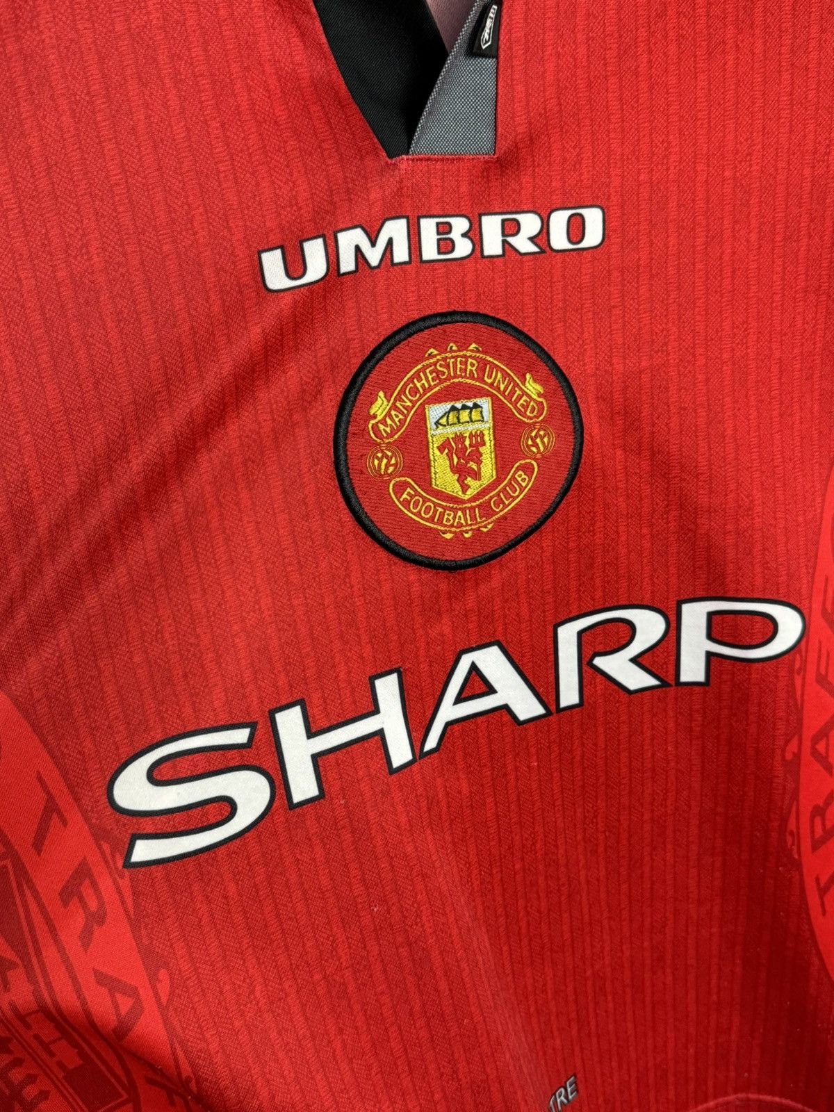 Umbro KIDS Manchester United 96/98 Home Football Jersey T-Shirt Size US XS / EU 42 / 0 - 3 Thumbnail