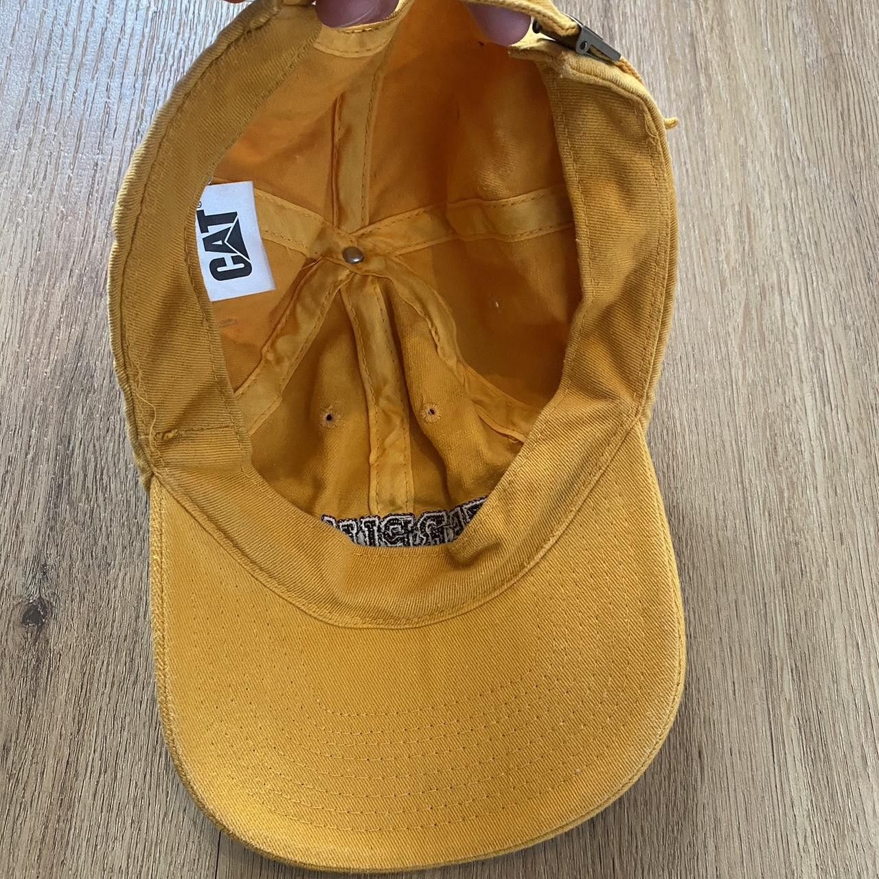 Caterpillar Yellow Caterpillar adjustable cap #workwear Vintage Size ONE SIZE - 3 Thumbnail